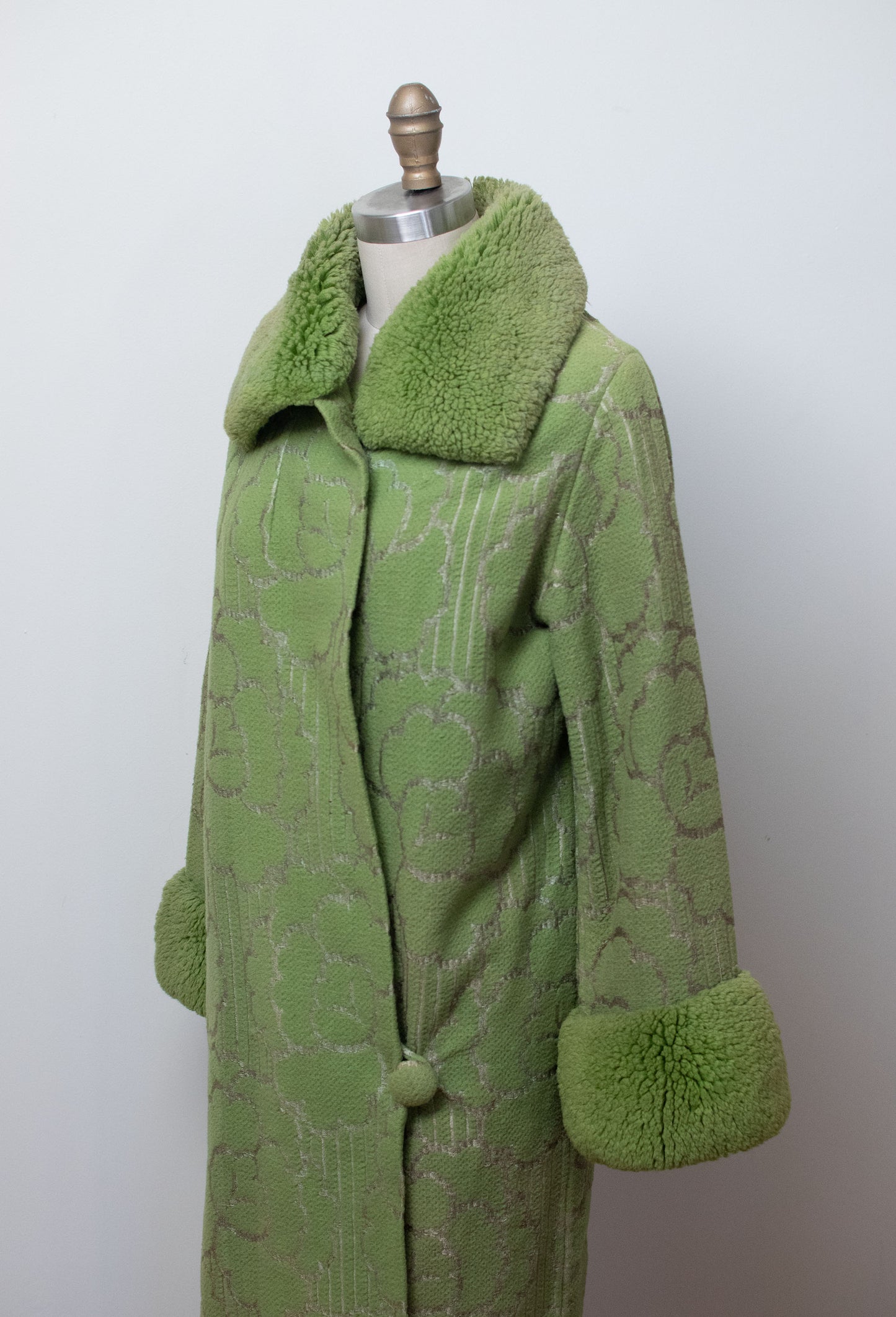 1920s Green Wool Coat