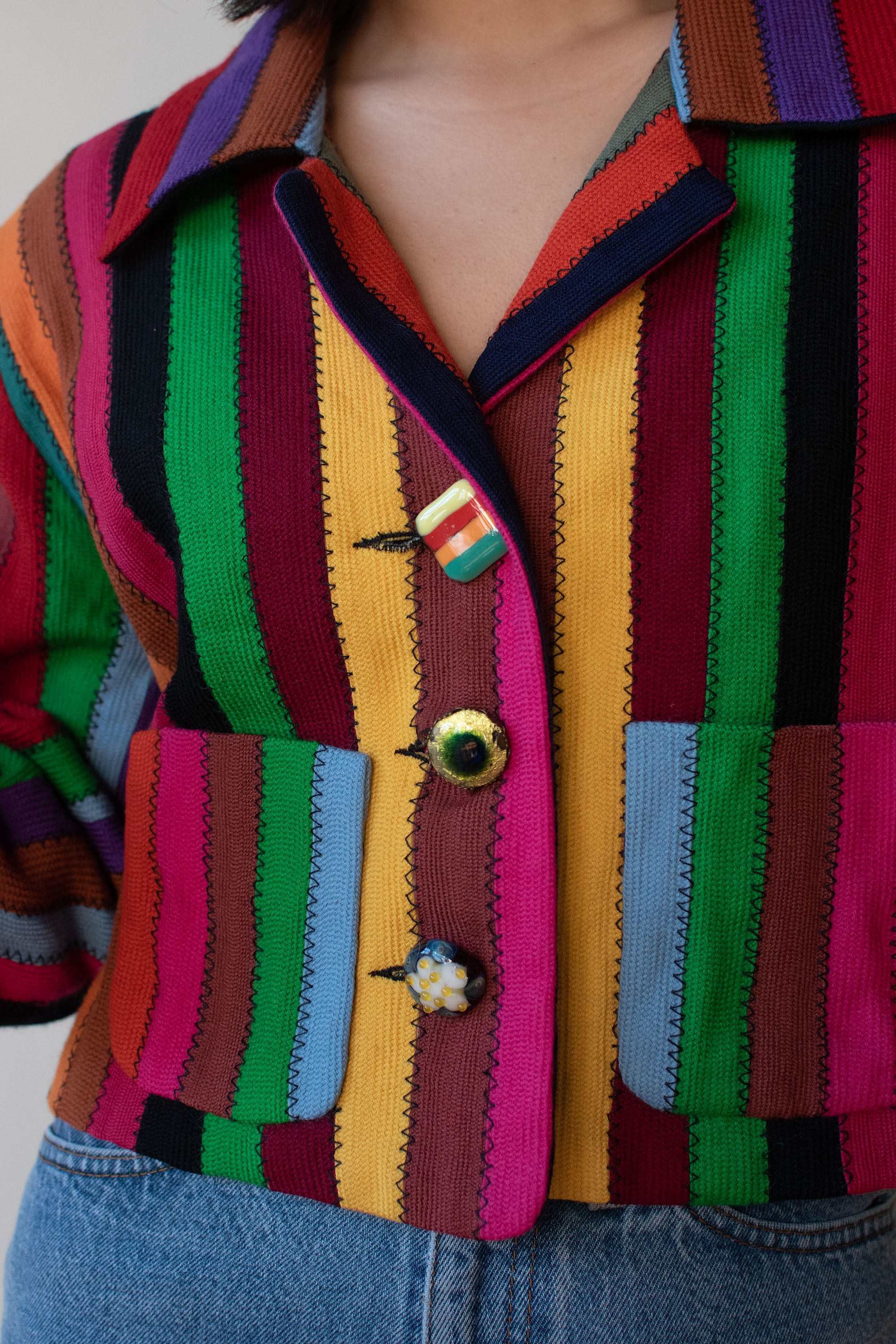 1990s Striped Jacket | Todd Oldham