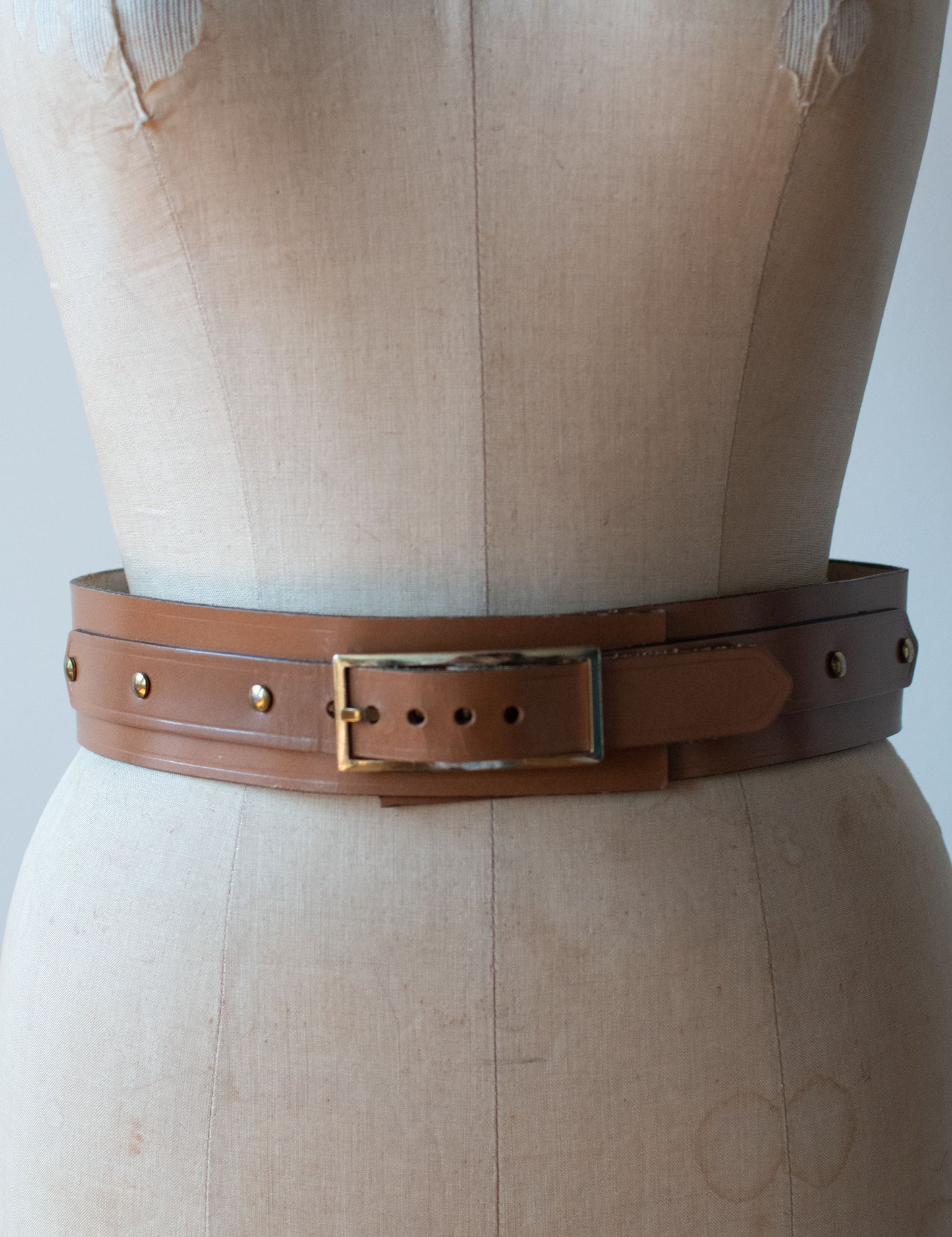 Studded Brown Belt