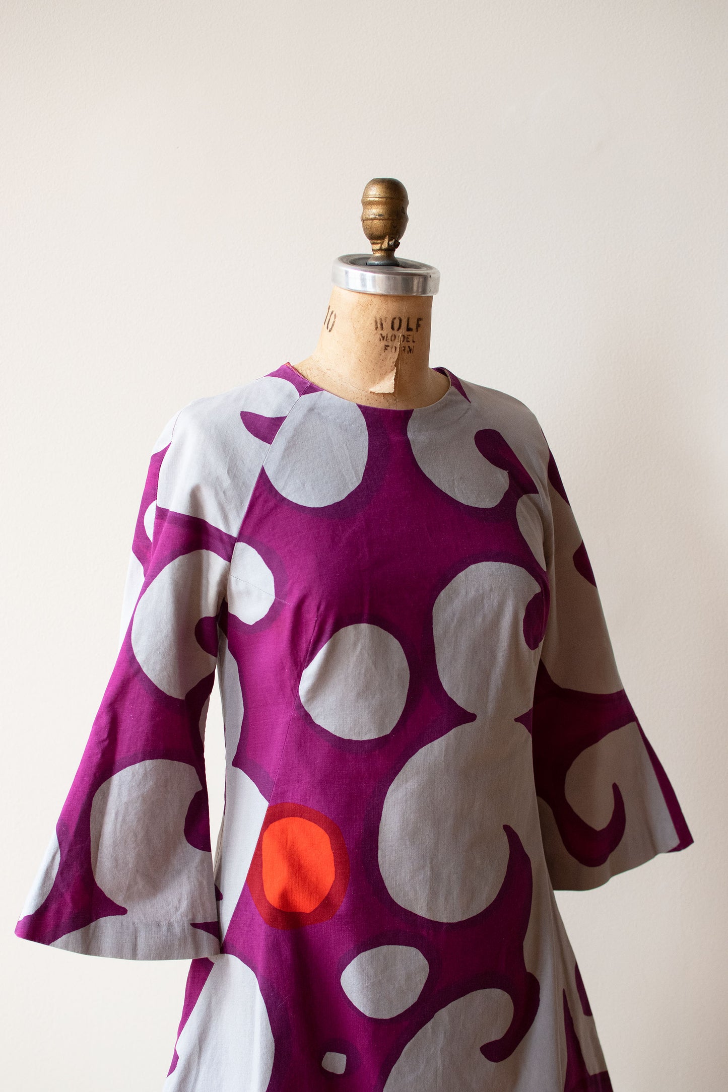 Oasis Print Mini Dress Purple | Marimekko 1966