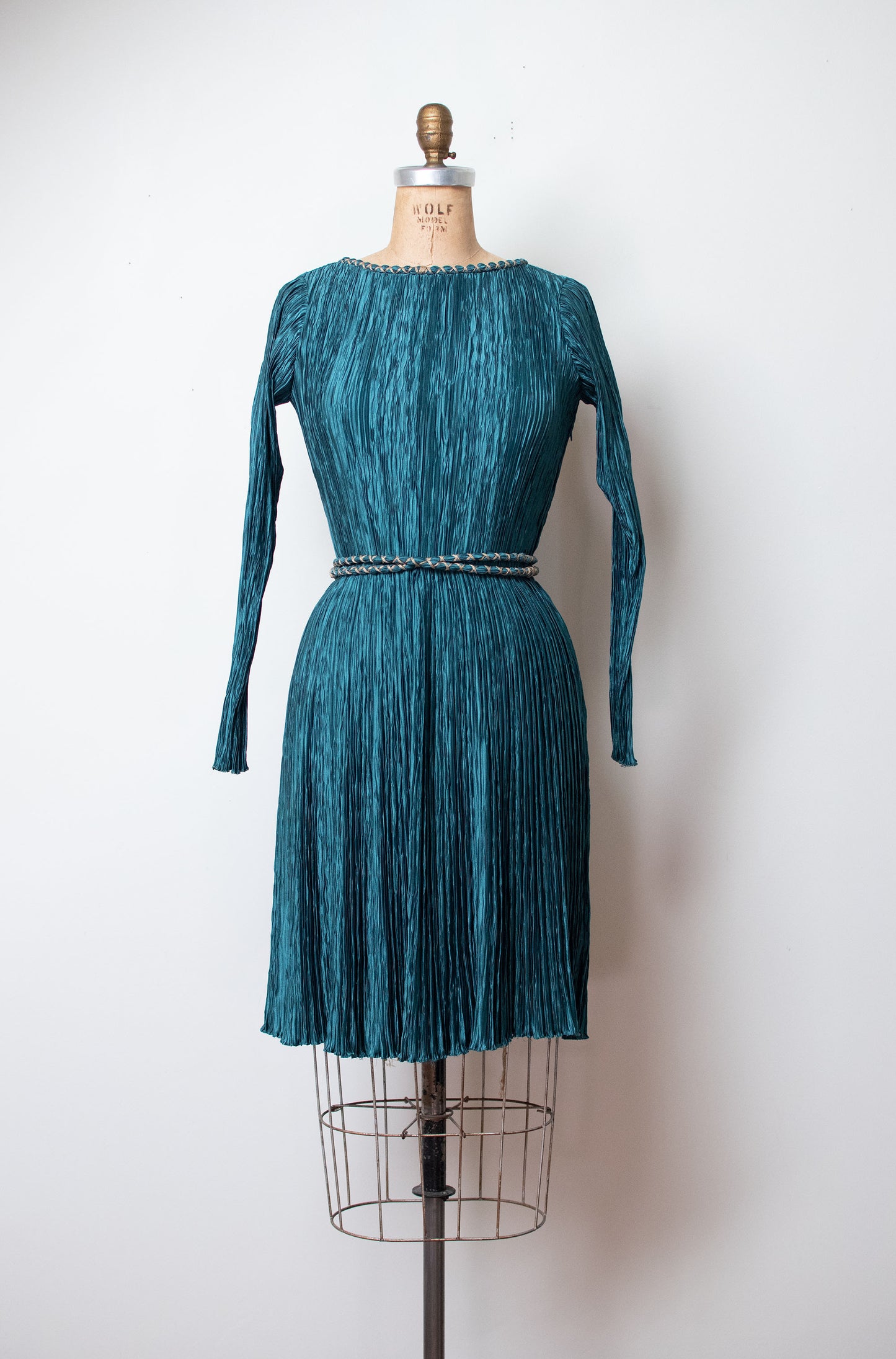 1980s Pleated Dress | Mary Mcfadden