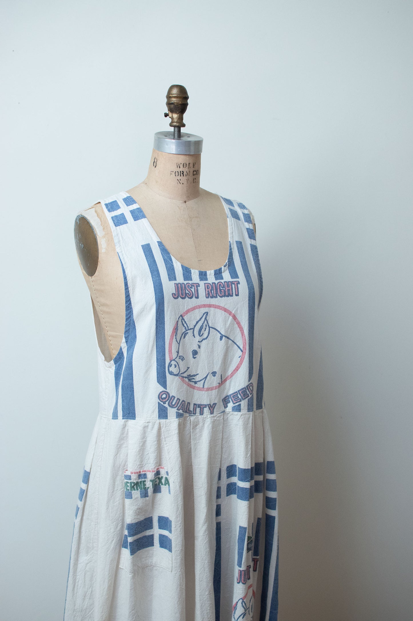 1980s Feedsack Dress