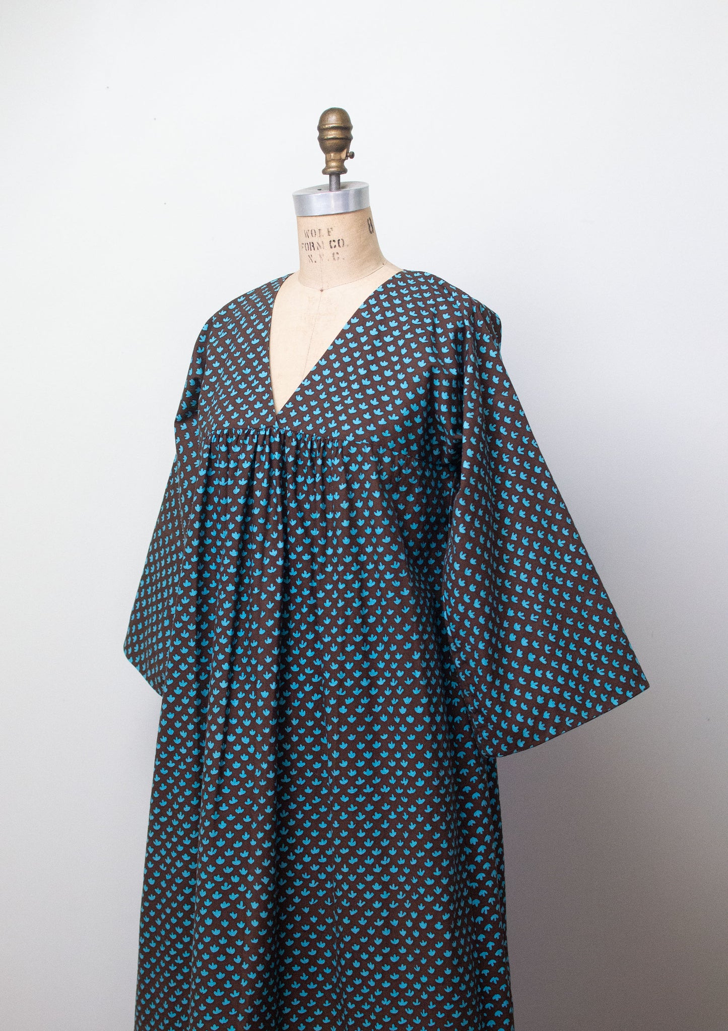 1960s Floral Print Caftan | Marimekko