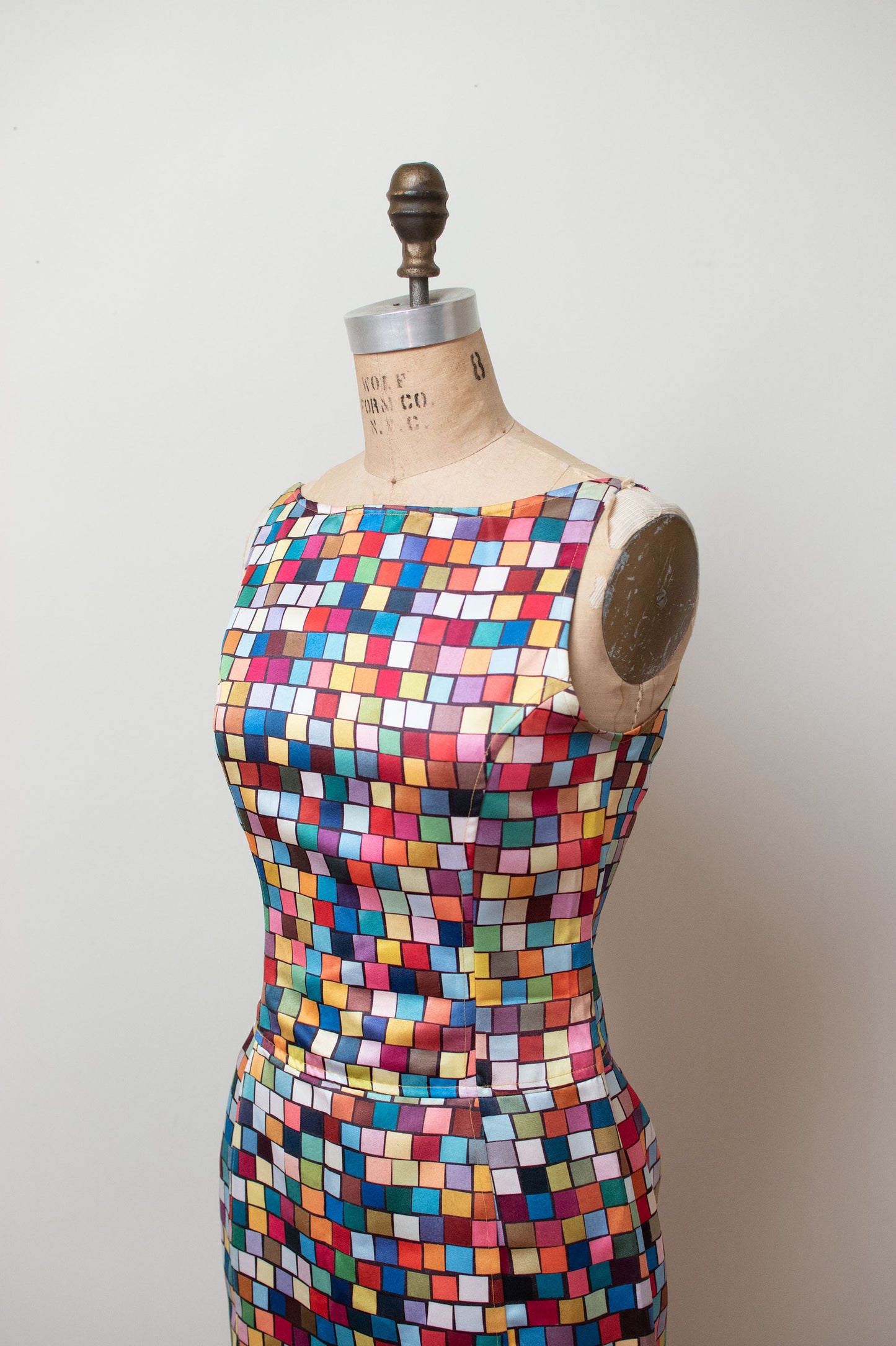 Cube Print Dress | Todd Oldham Spring 1995