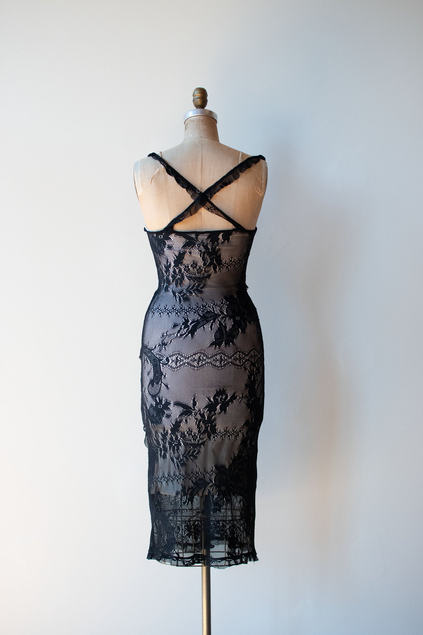 Black Lace Dress | Bazar Christian Lacroix