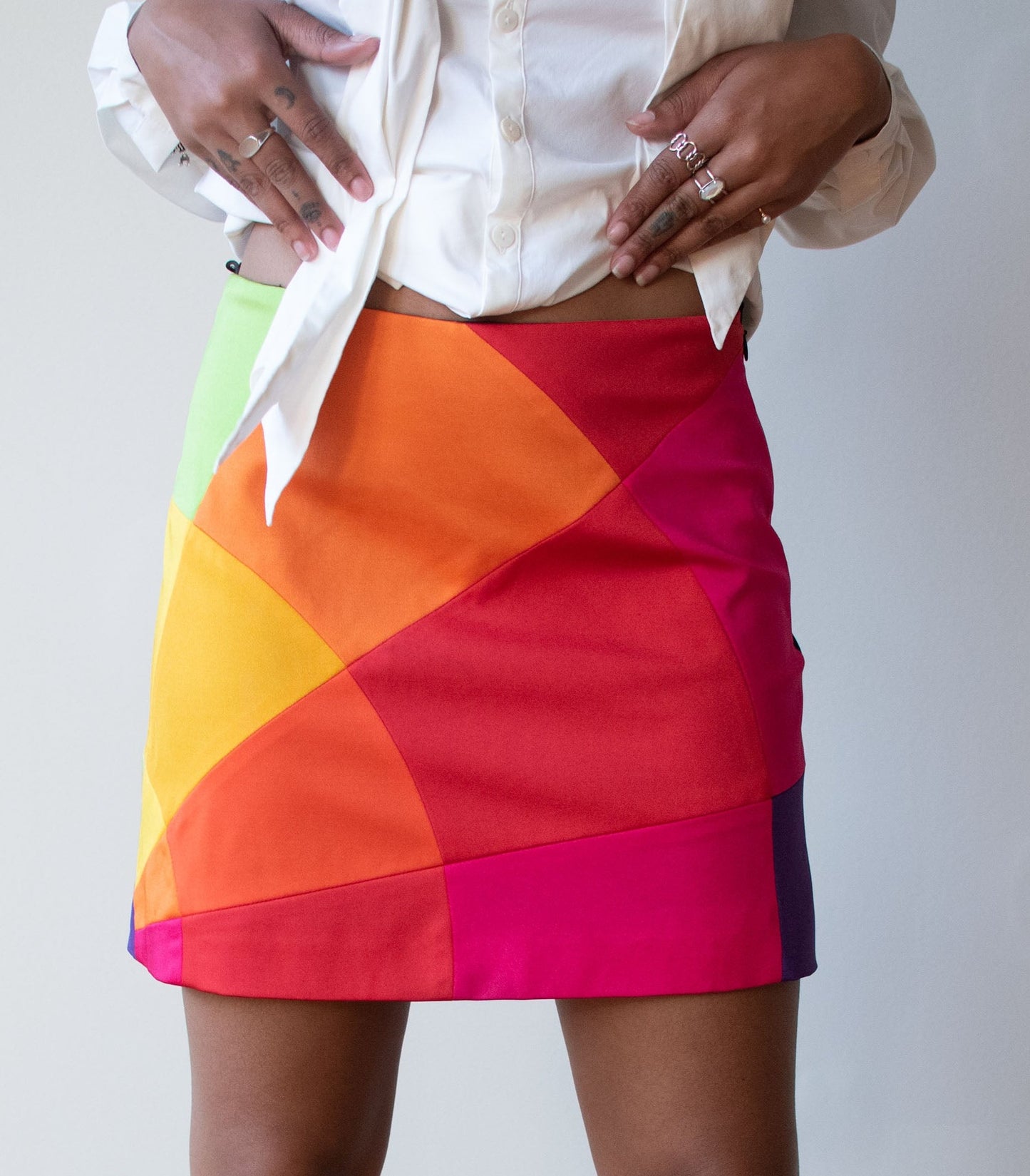 Color Block Skirt | Moschino