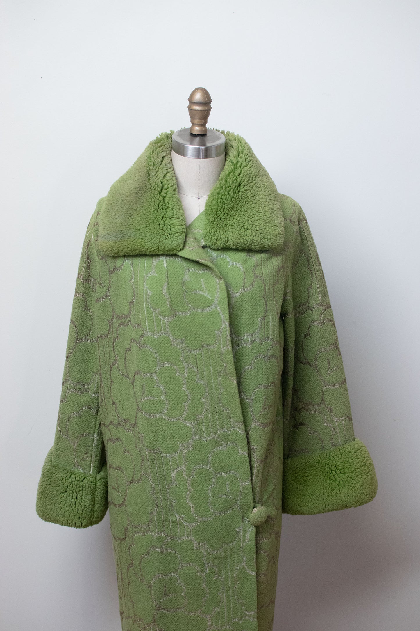 1920s Green Wool Coat