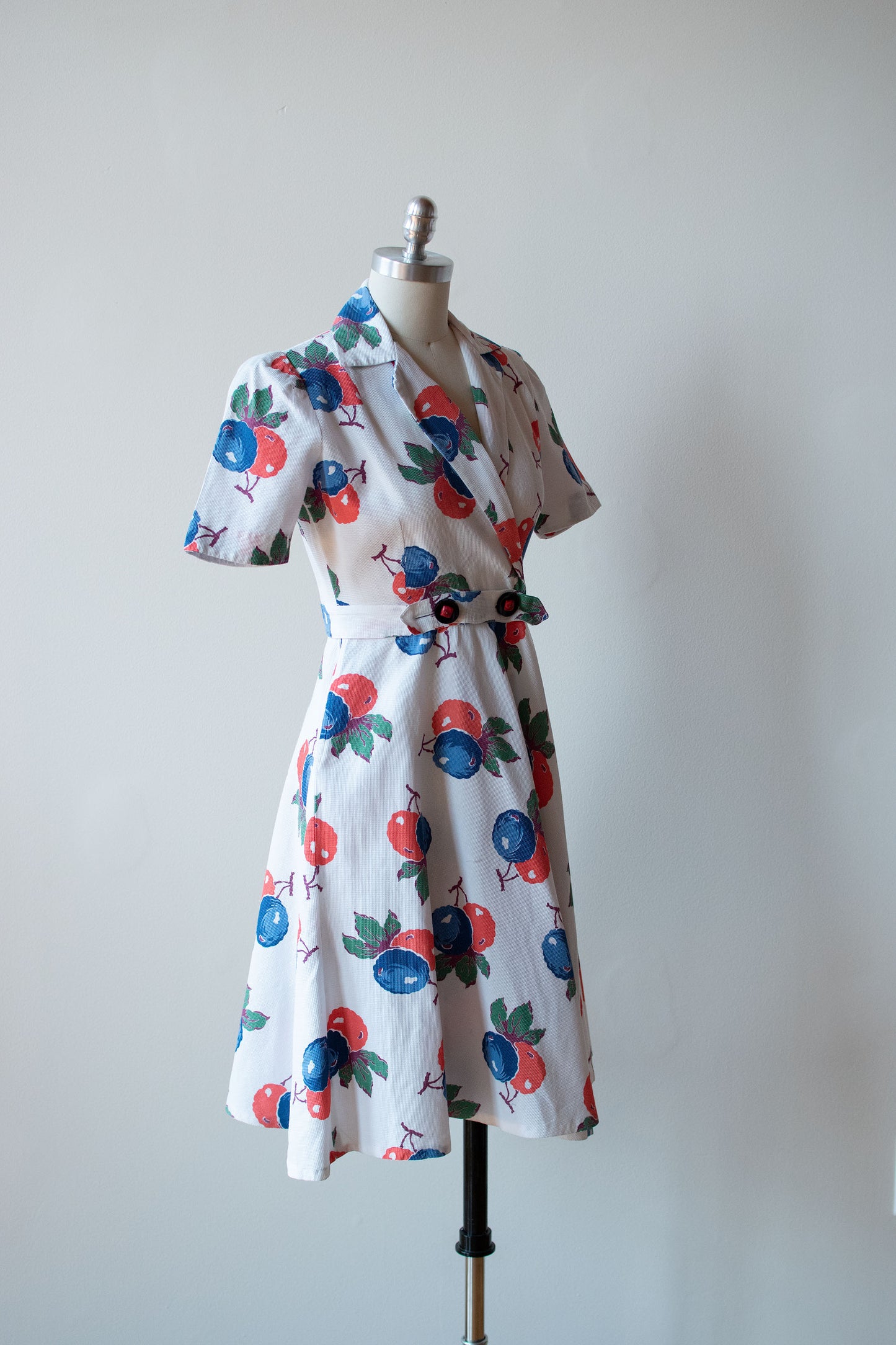 1940s Cotton Pique Dress