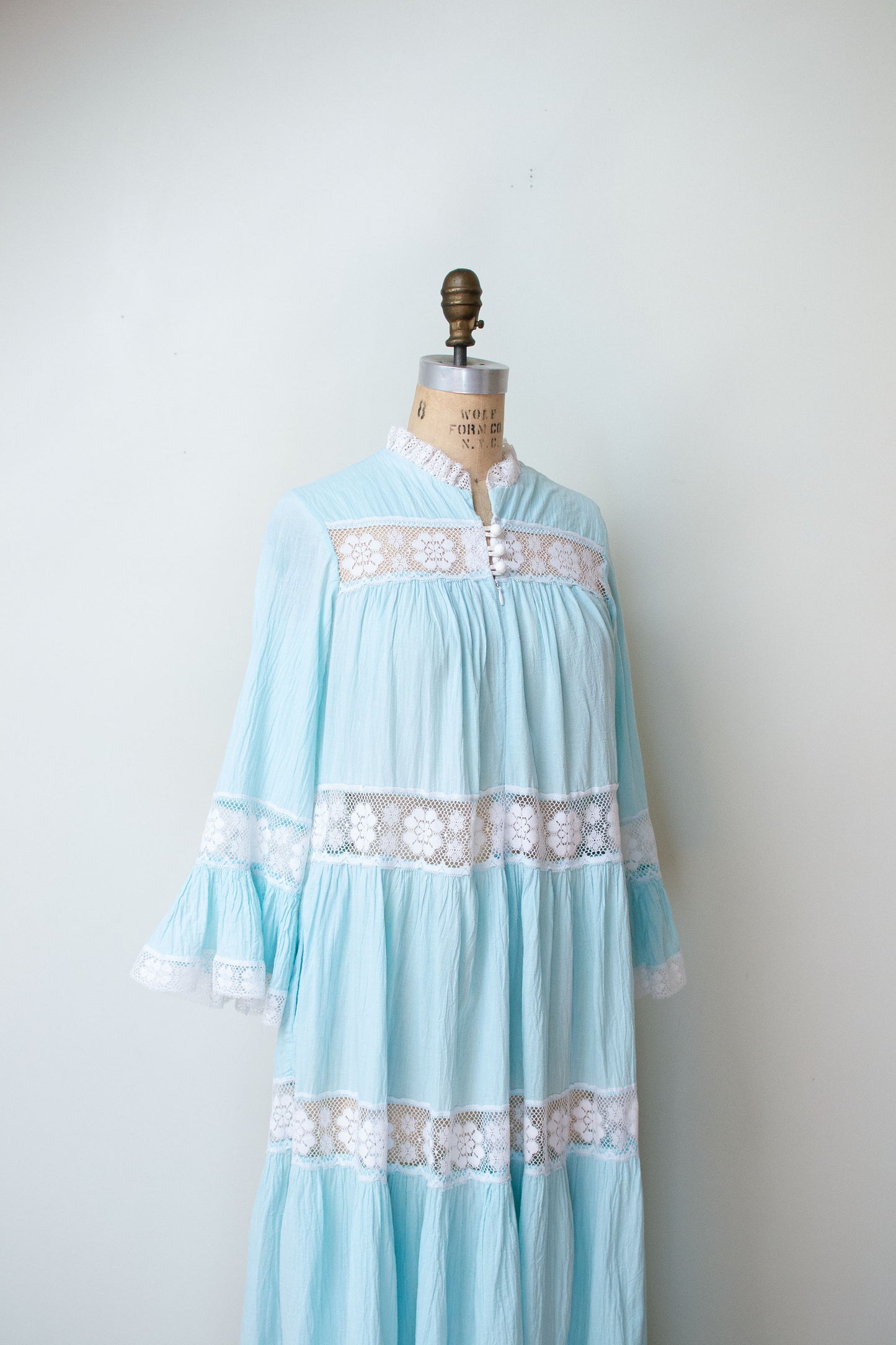 1970s Pale Blue Dress | David Brown