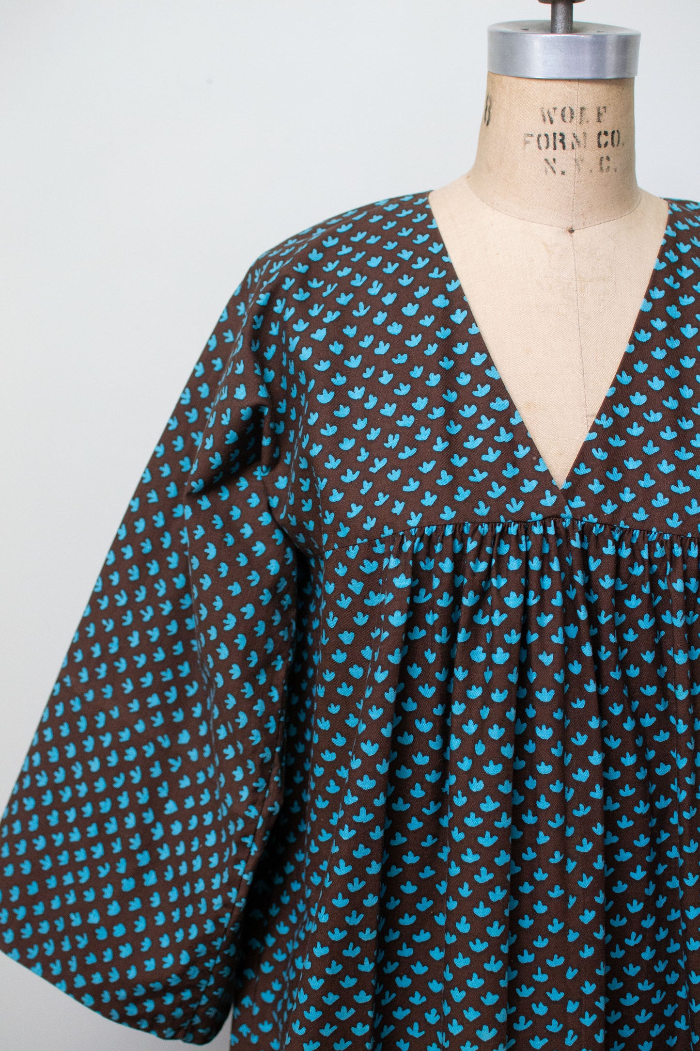 1960s Floral Print Caftan | Marimekko