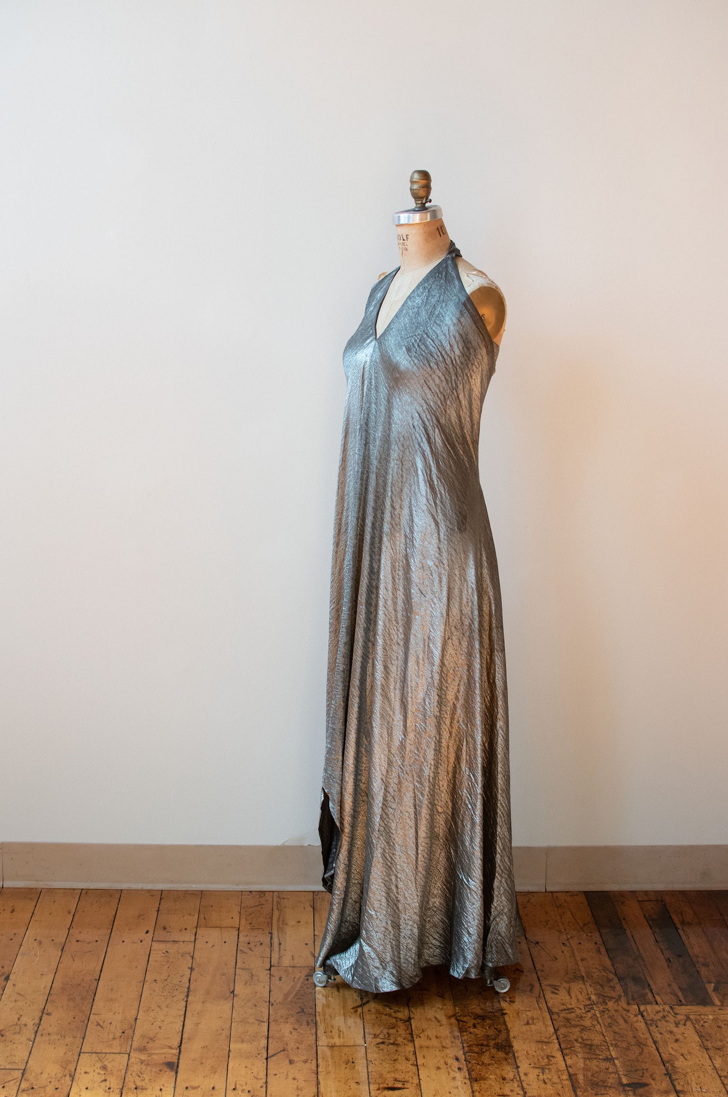 1940s Lamé Gown