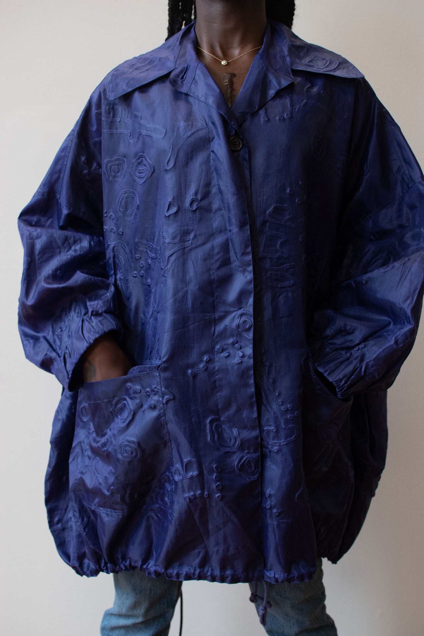 1990s Textured Windcoat | Romeo Gigli