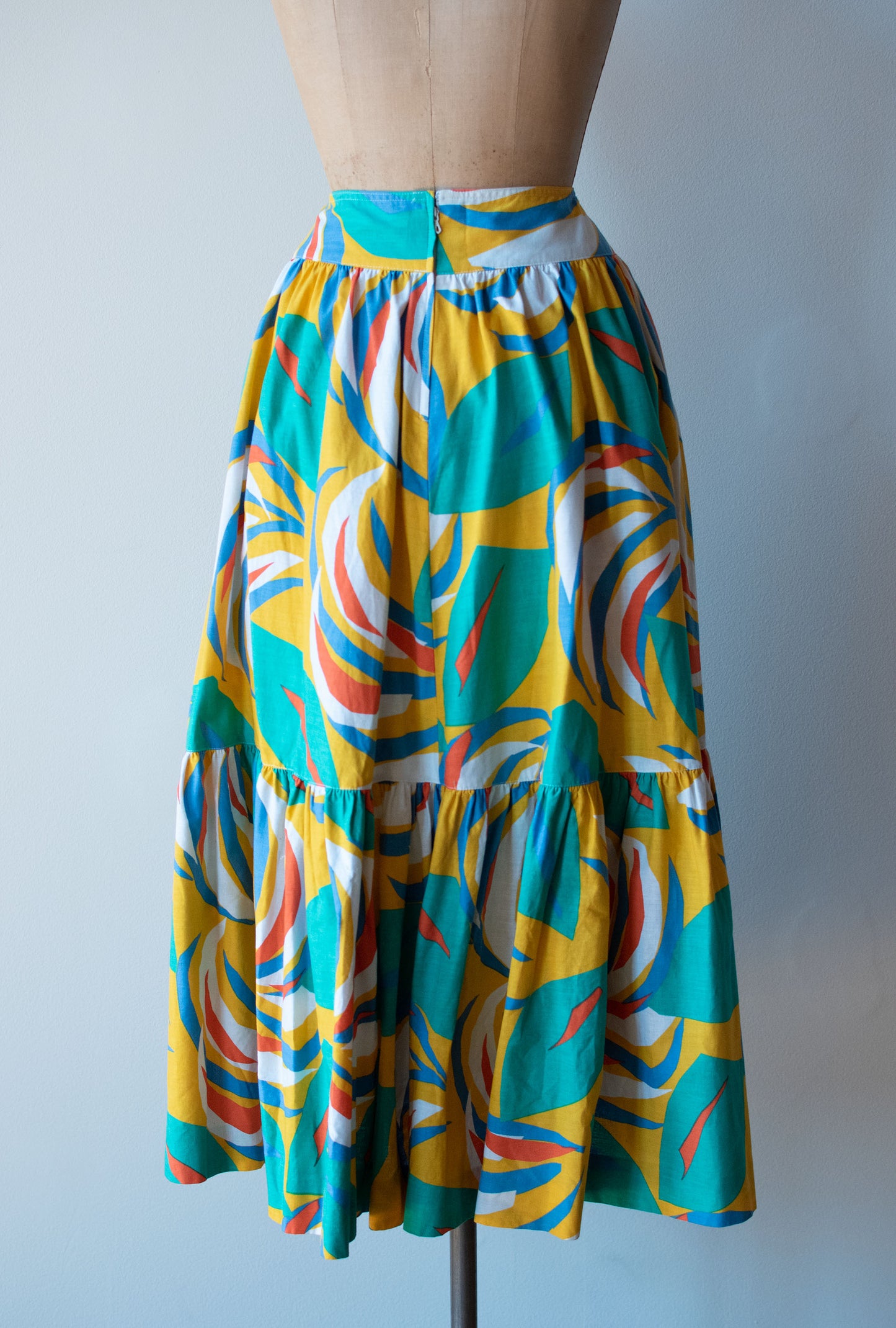 1980s Floral Print Skirt | Guy Laroche