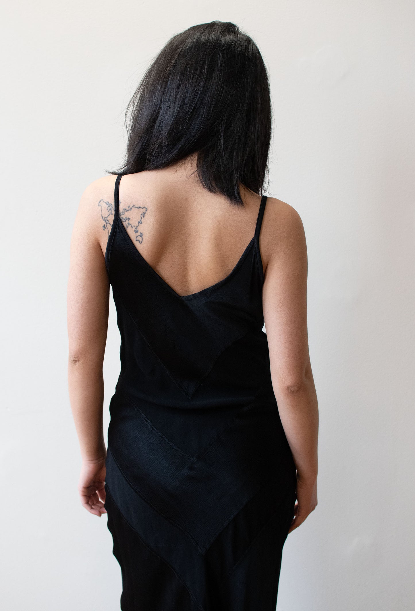 1990s Black Slip Dress | Ghost