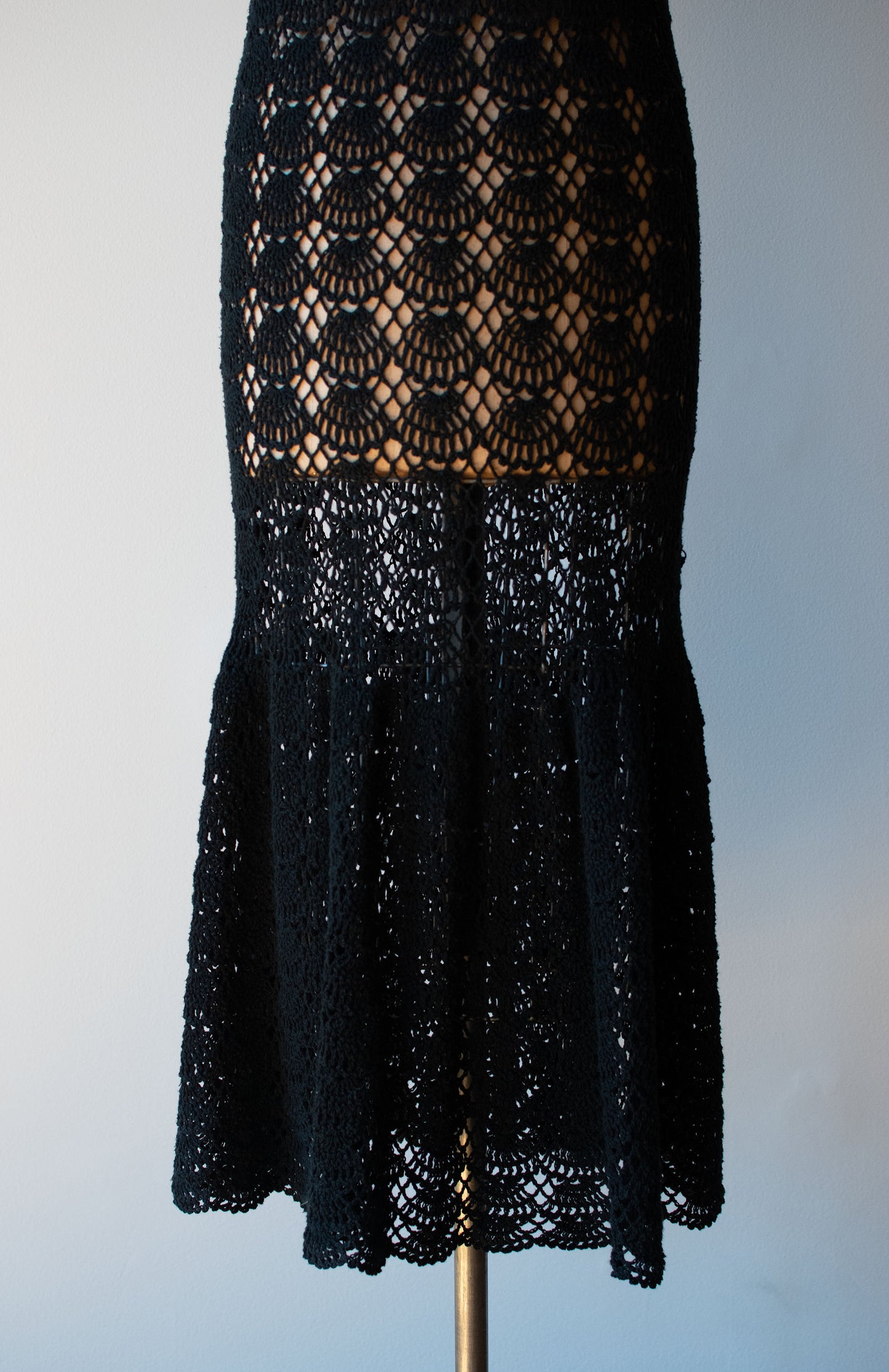 1990s Crochet Dress