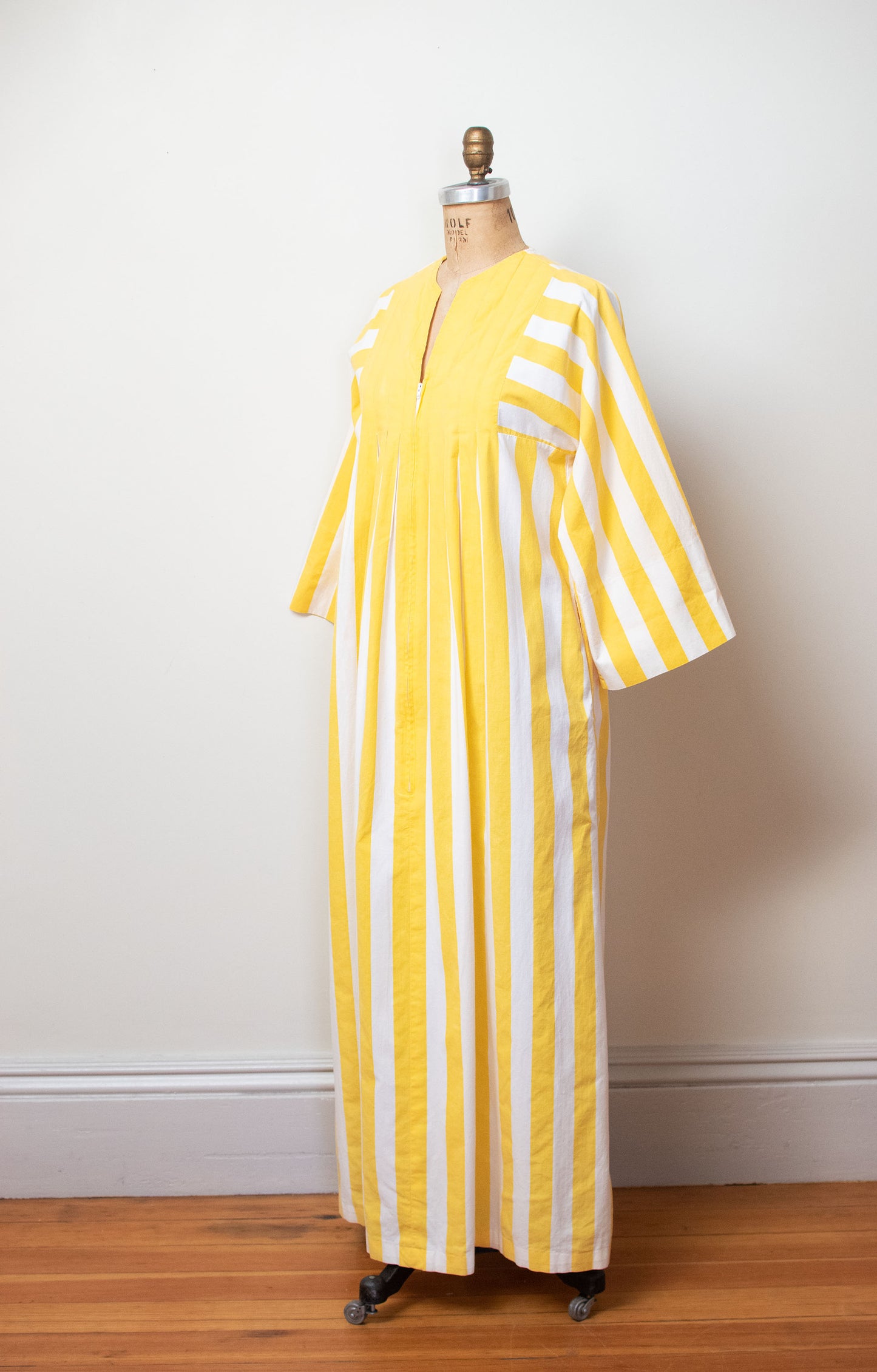 1980s Awning Stripe Caftan