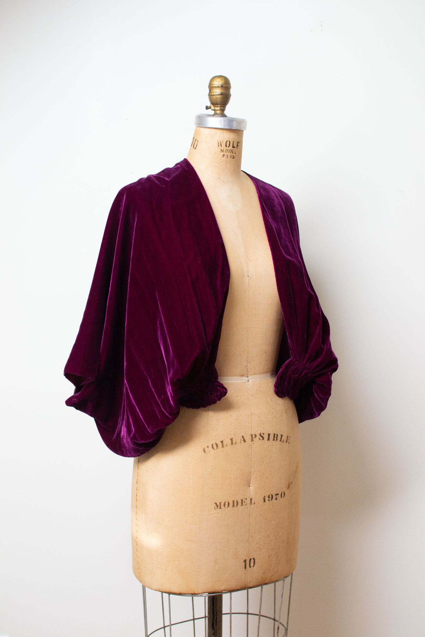 1930s Velvet Bolero Jacket