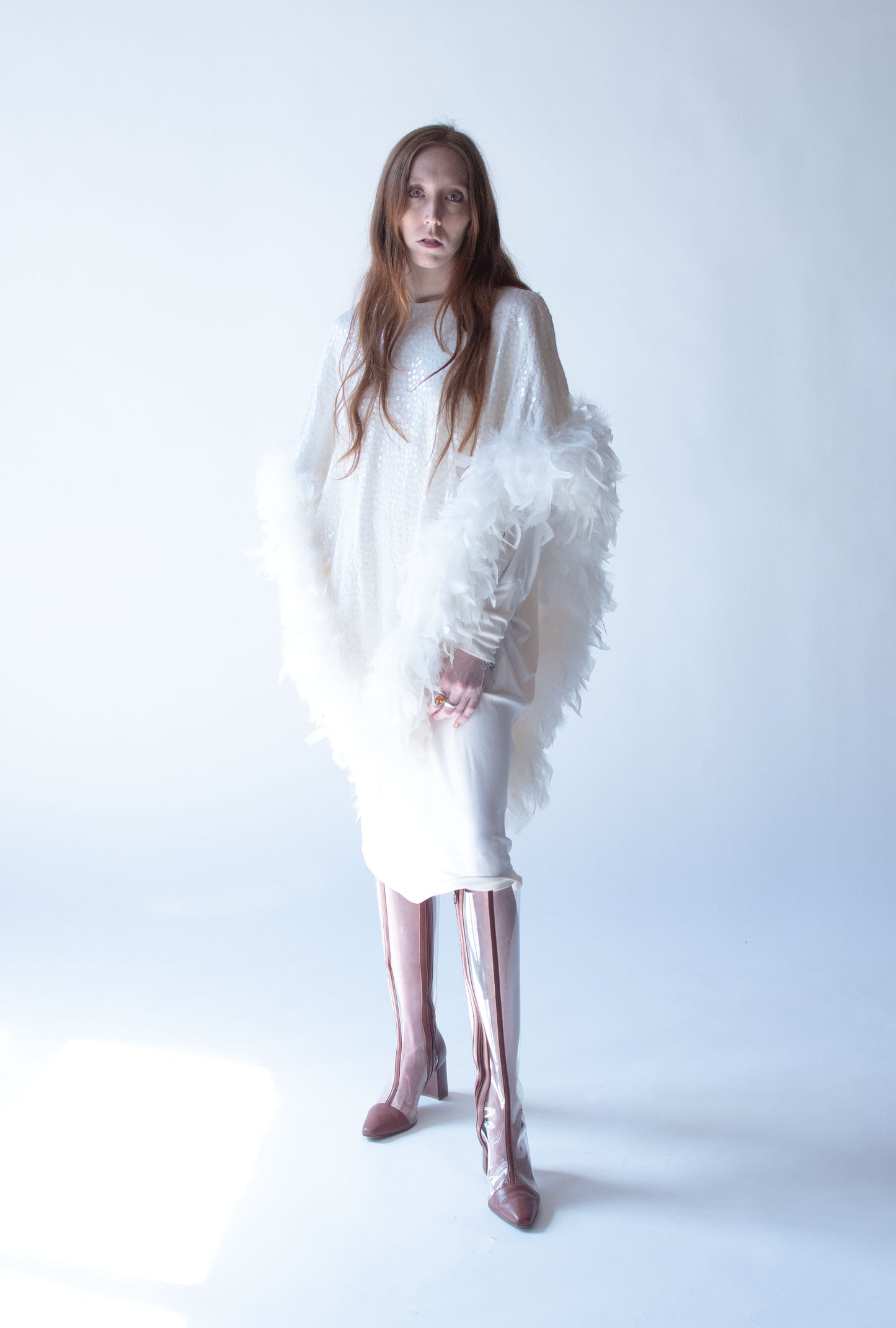 1980s Feather Trim Dress – Female Hysteria Vintage