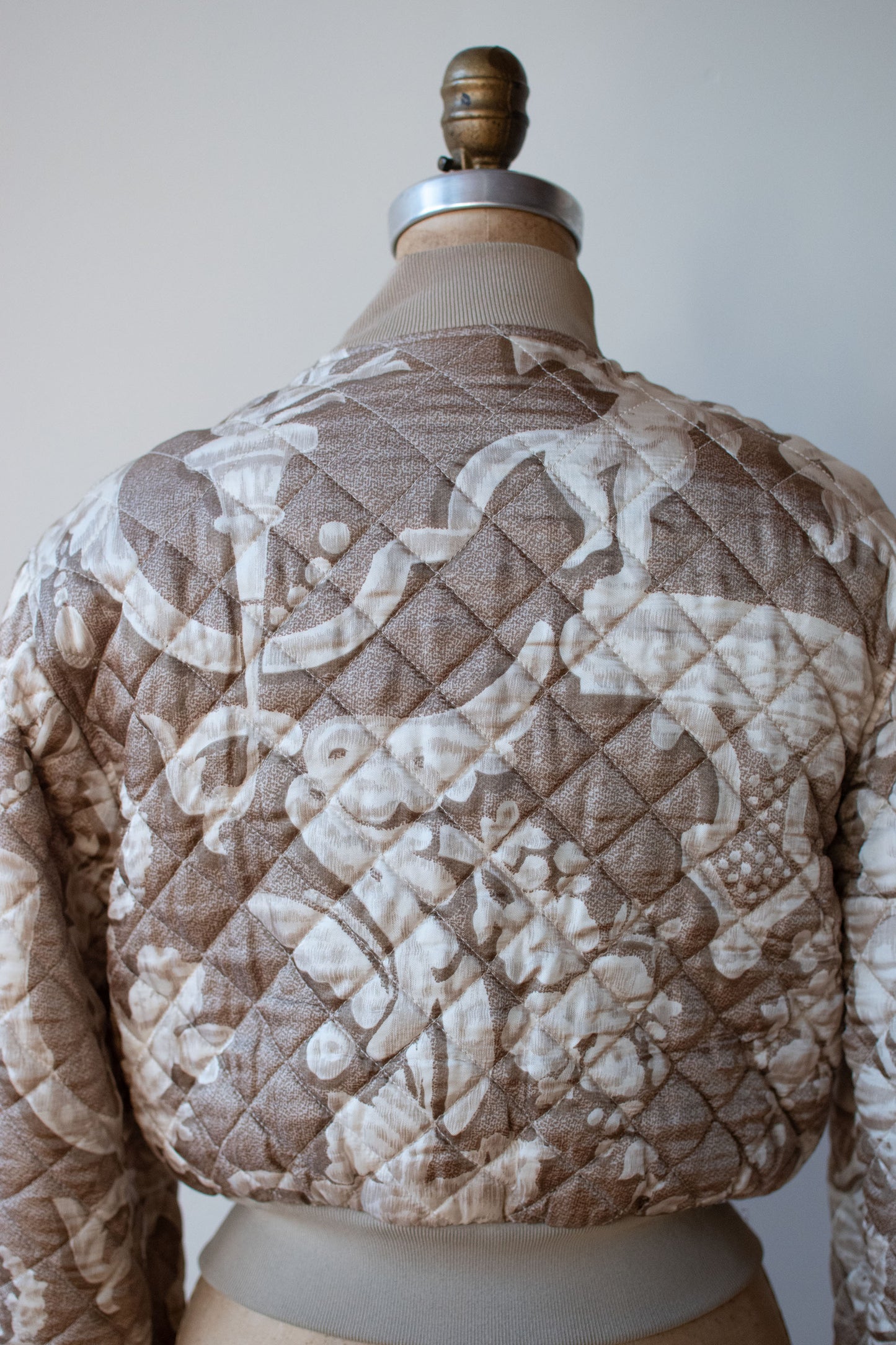 Cherub Print Quilted Jacket | Moschino Cheap & Chic