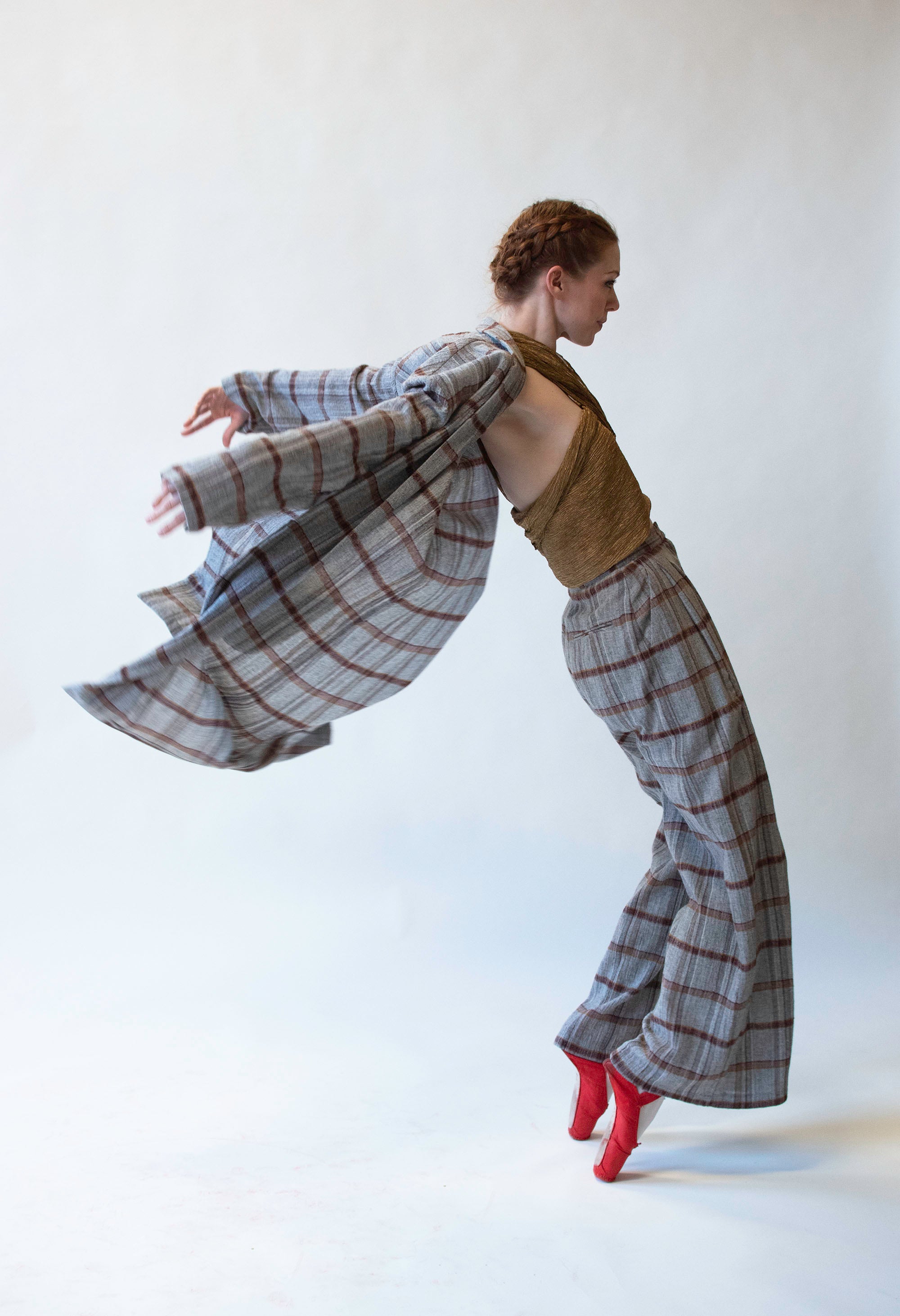 Plaid Pants Set | Norma Kamali