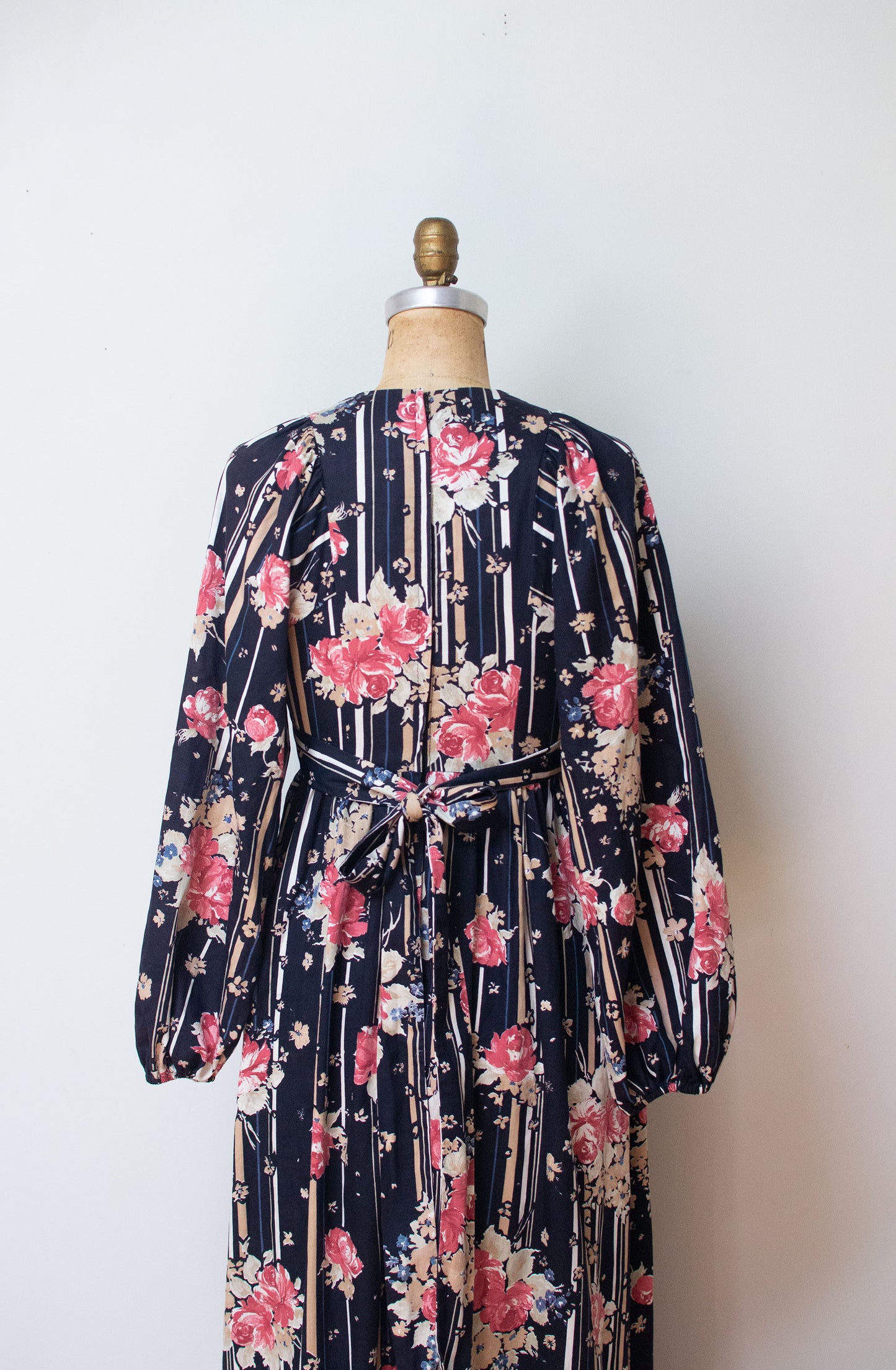 1970s Floral Print Dress