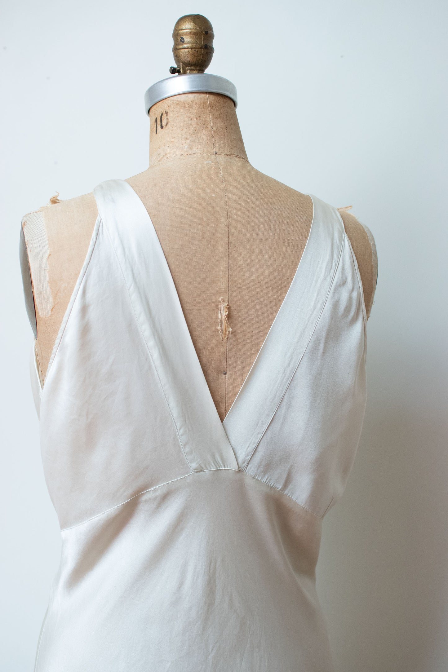 1930s Braided Bias Cut Nightgown