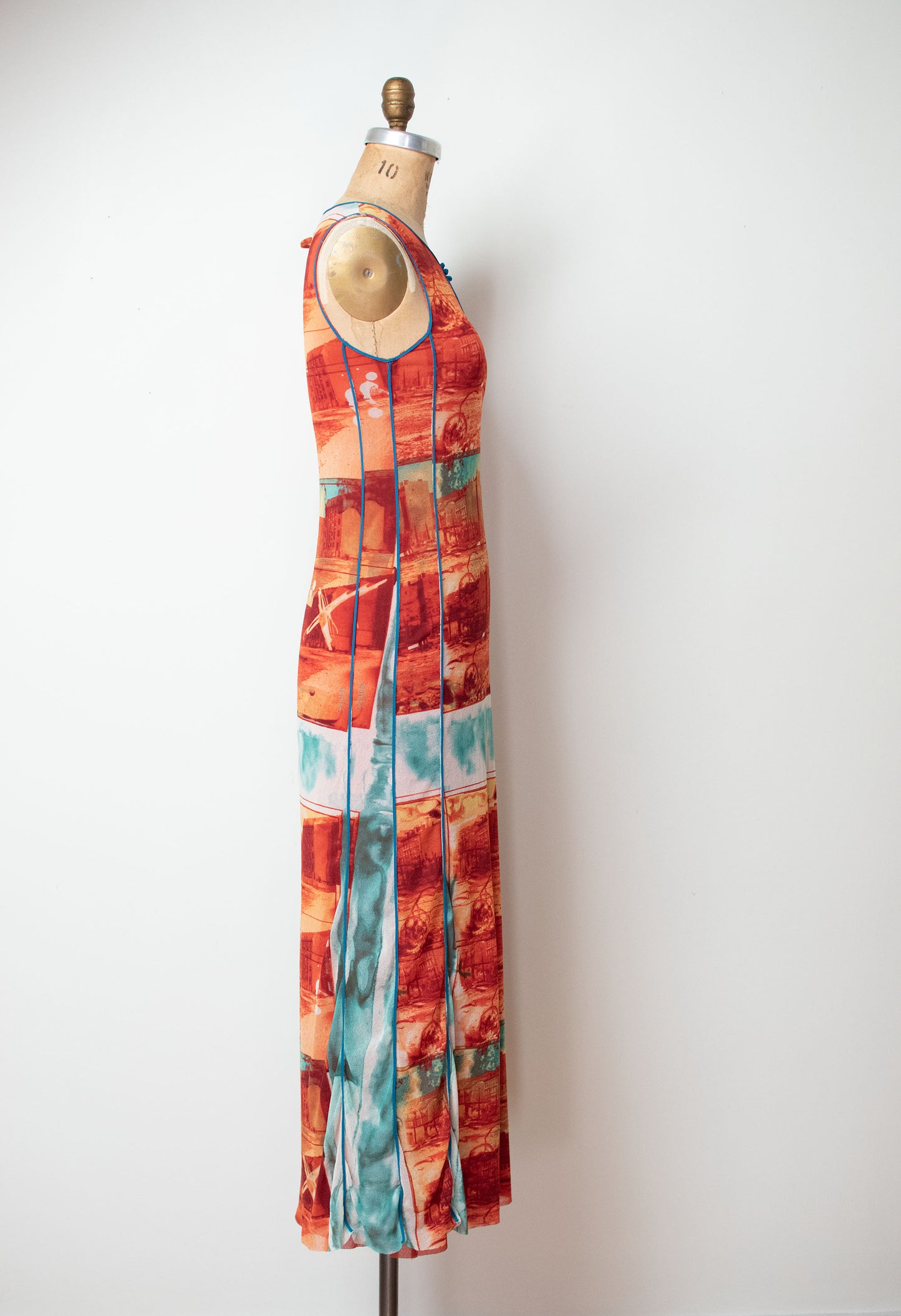 Printed Mesh Dress | Jean Paul Gaultier