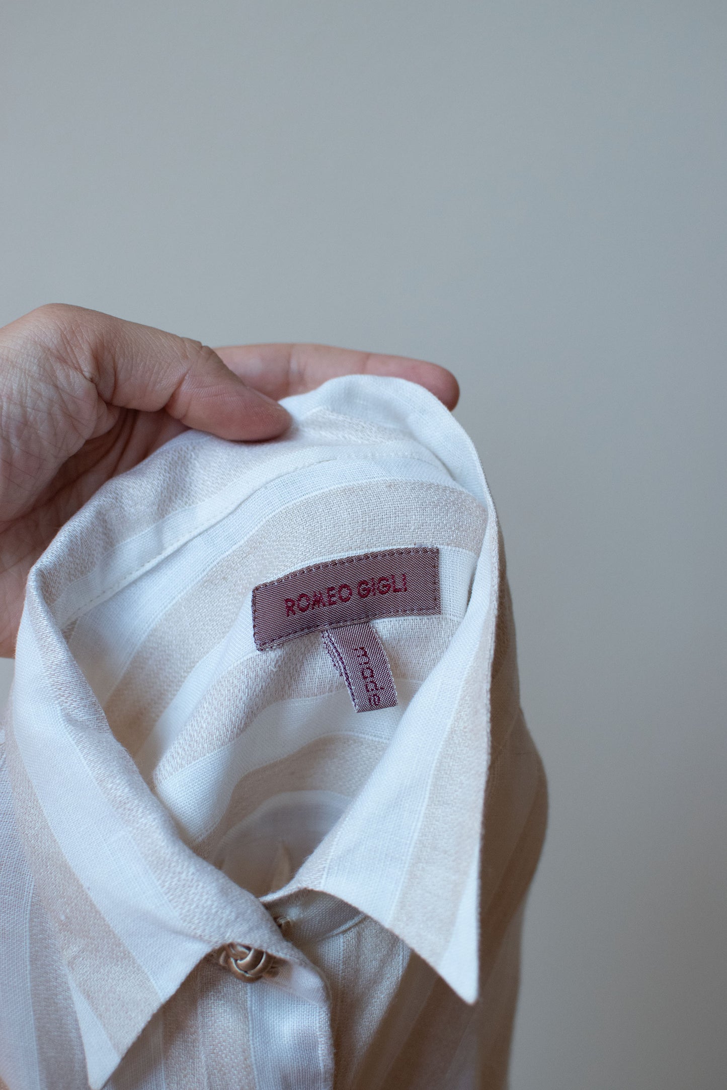 Striped Linen Shirt | Romeo Gigli