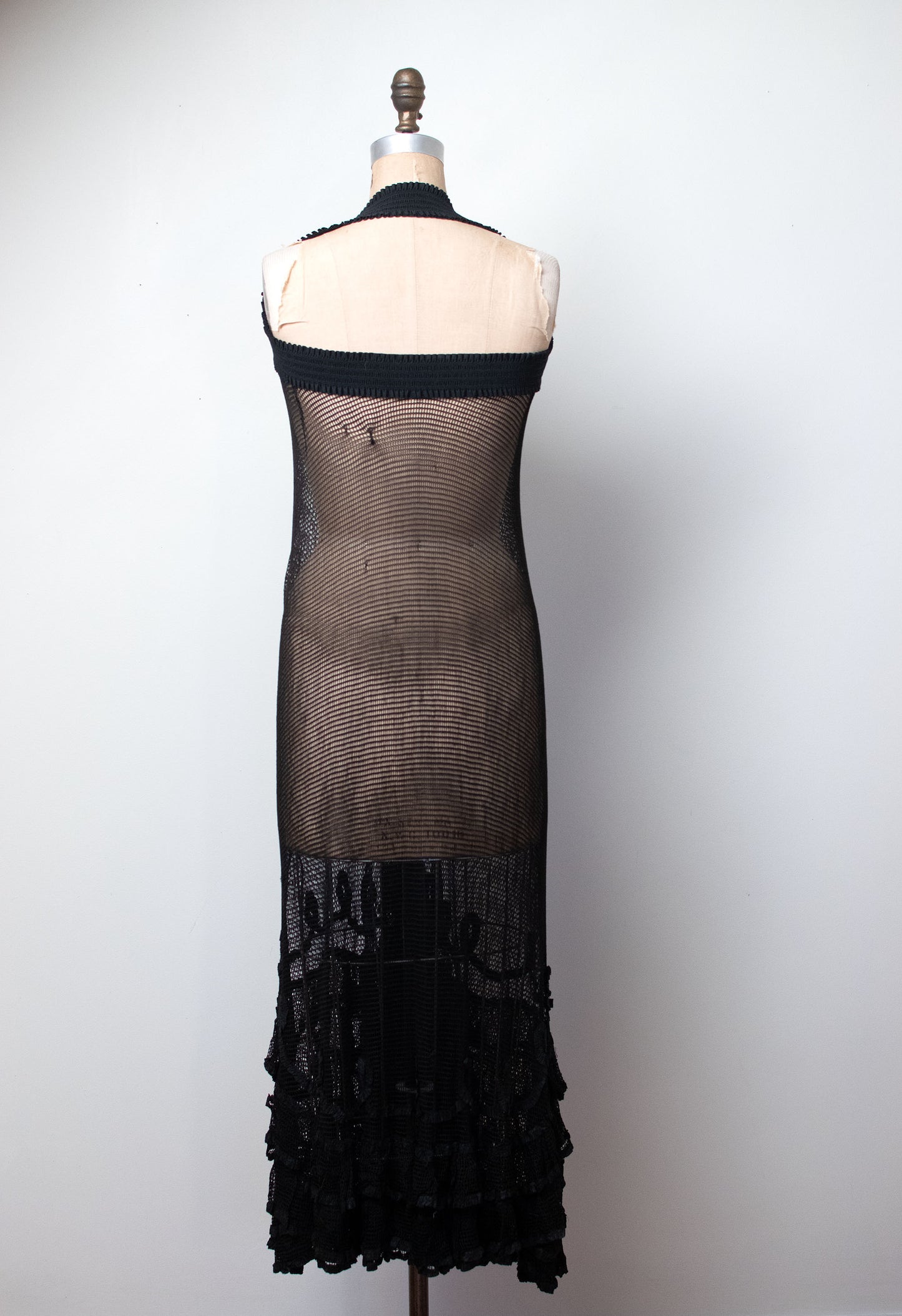 1930s Fishnet Dress