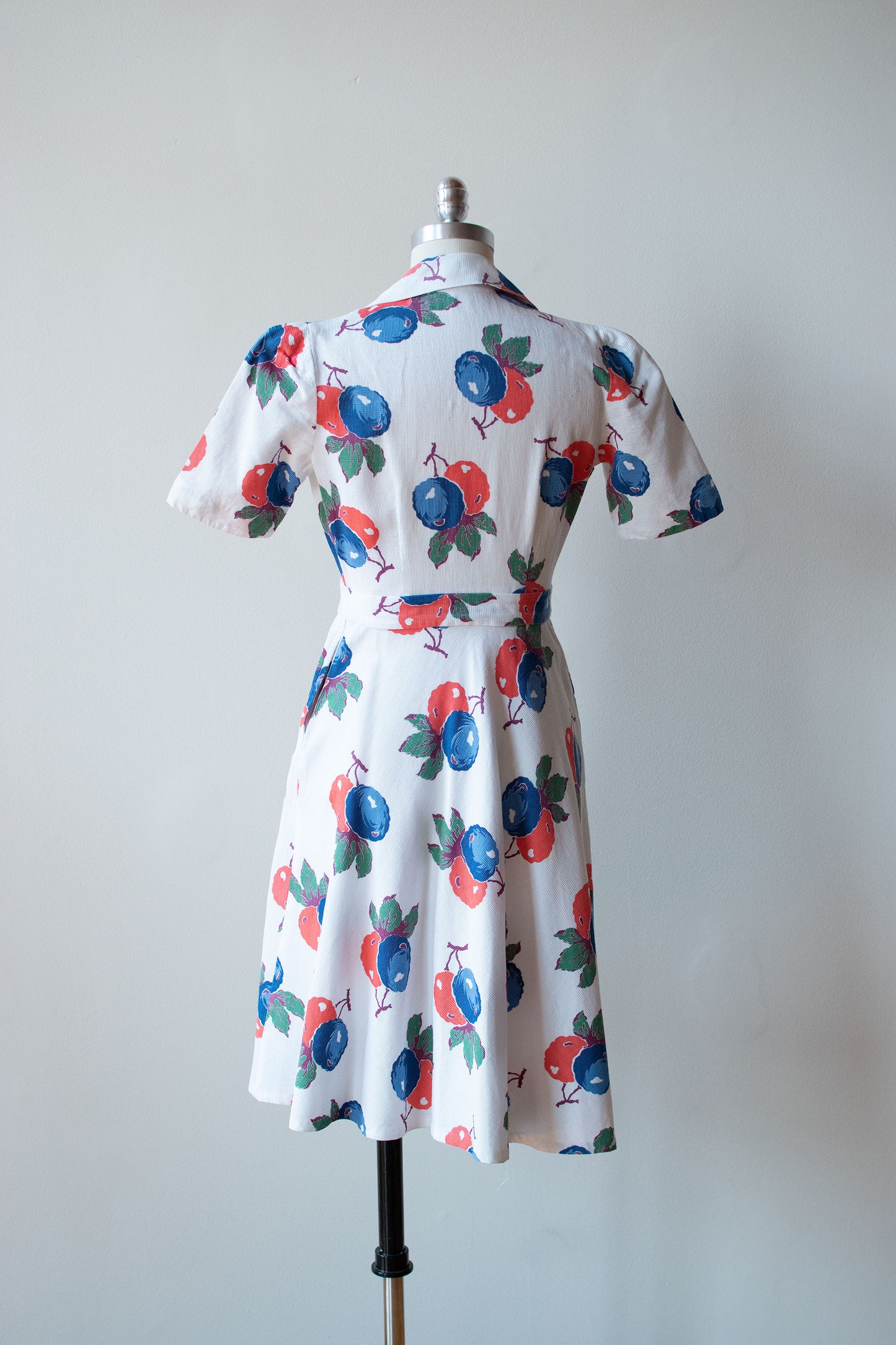 1940s Cotton Pique Dress