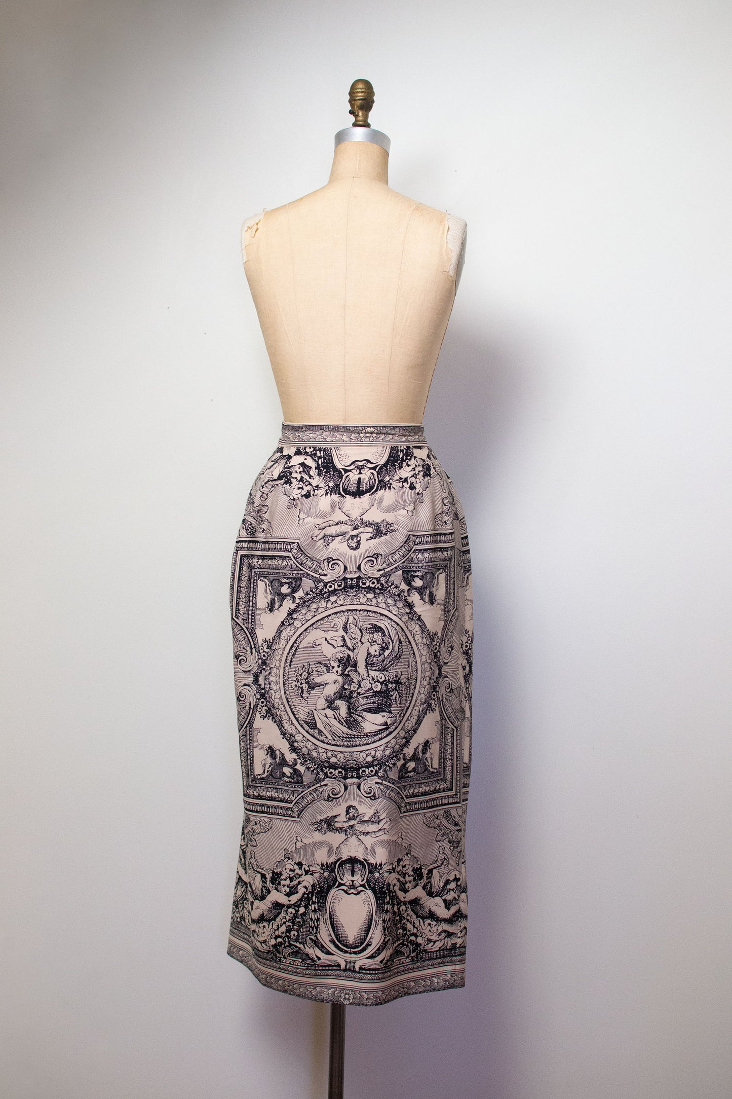 Cherub Print Skirt | Ungaro