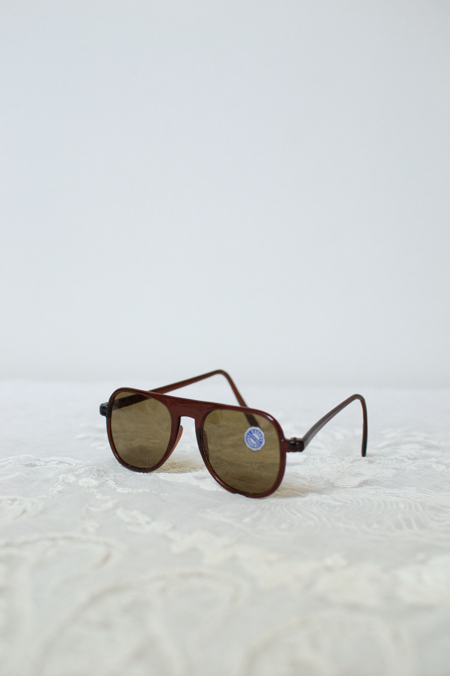 1940s Brown Aviator Sunglasses by Solarex