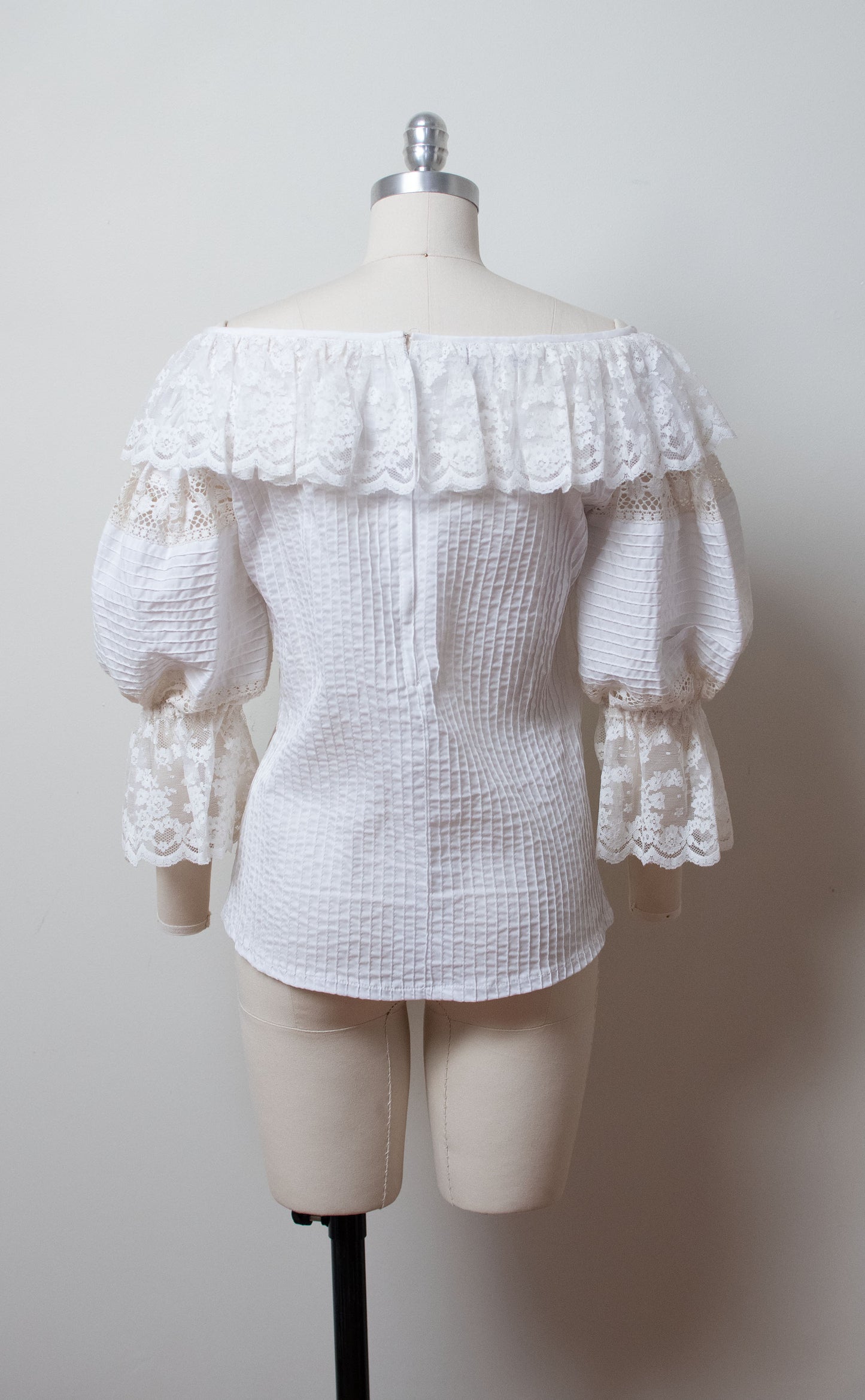 1970s Pintuck Blouse | Victor Costa