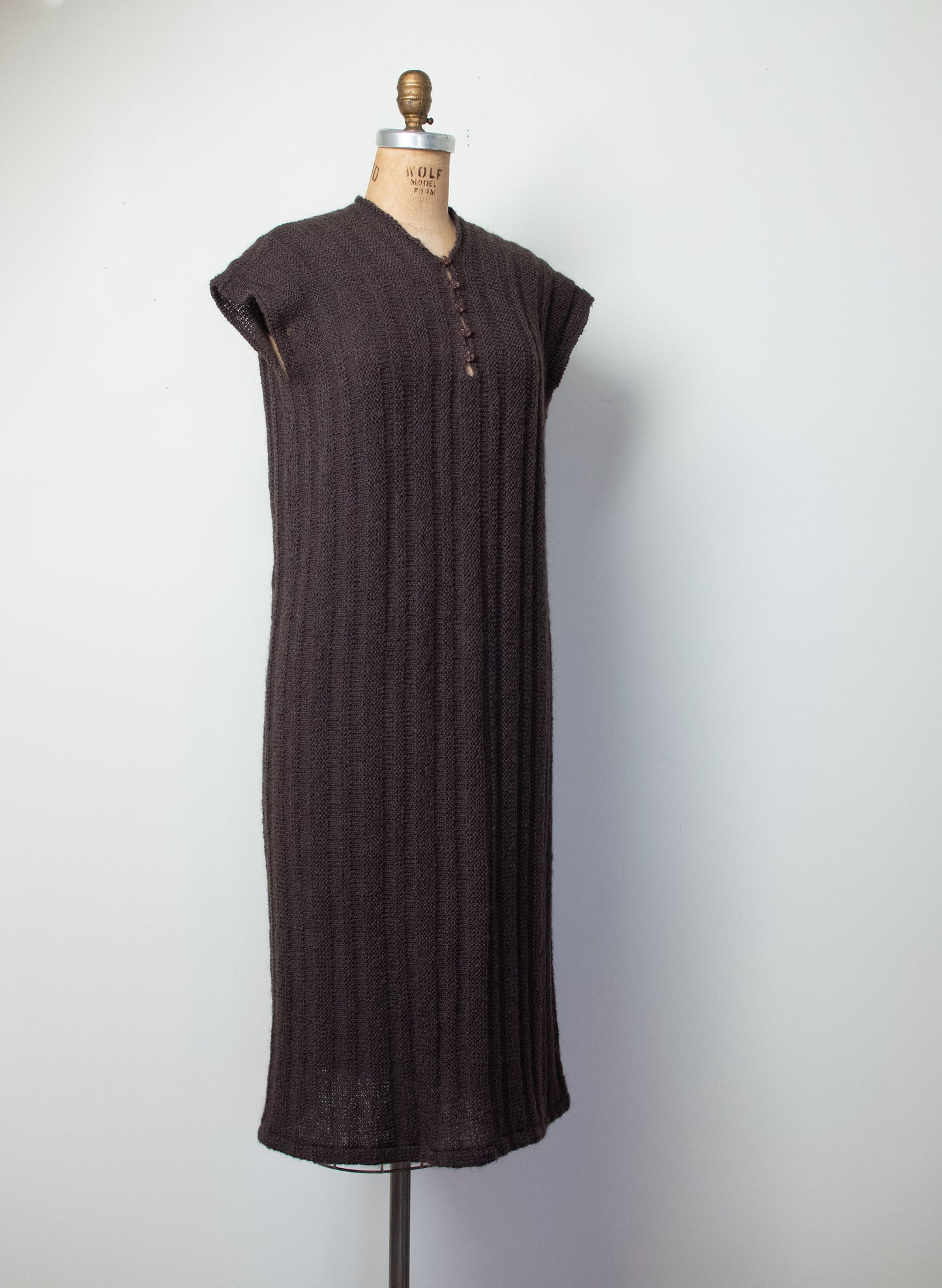 1970s Brown Knit Dress | Missoni