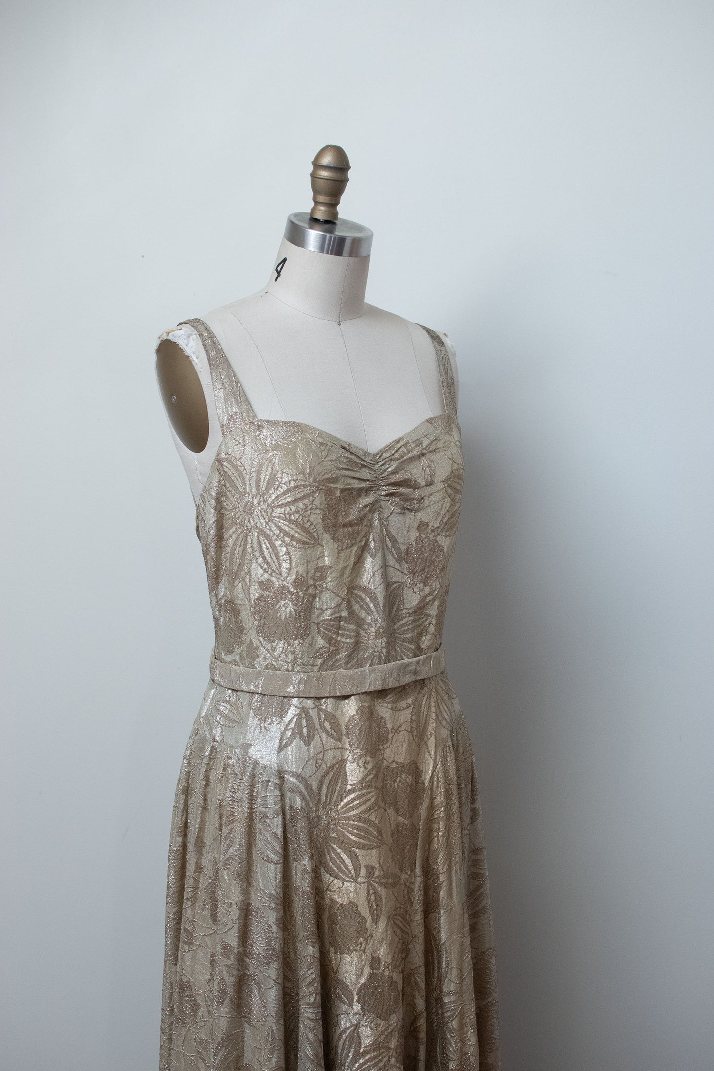 1930s Lamé Gown | Salon Moderne