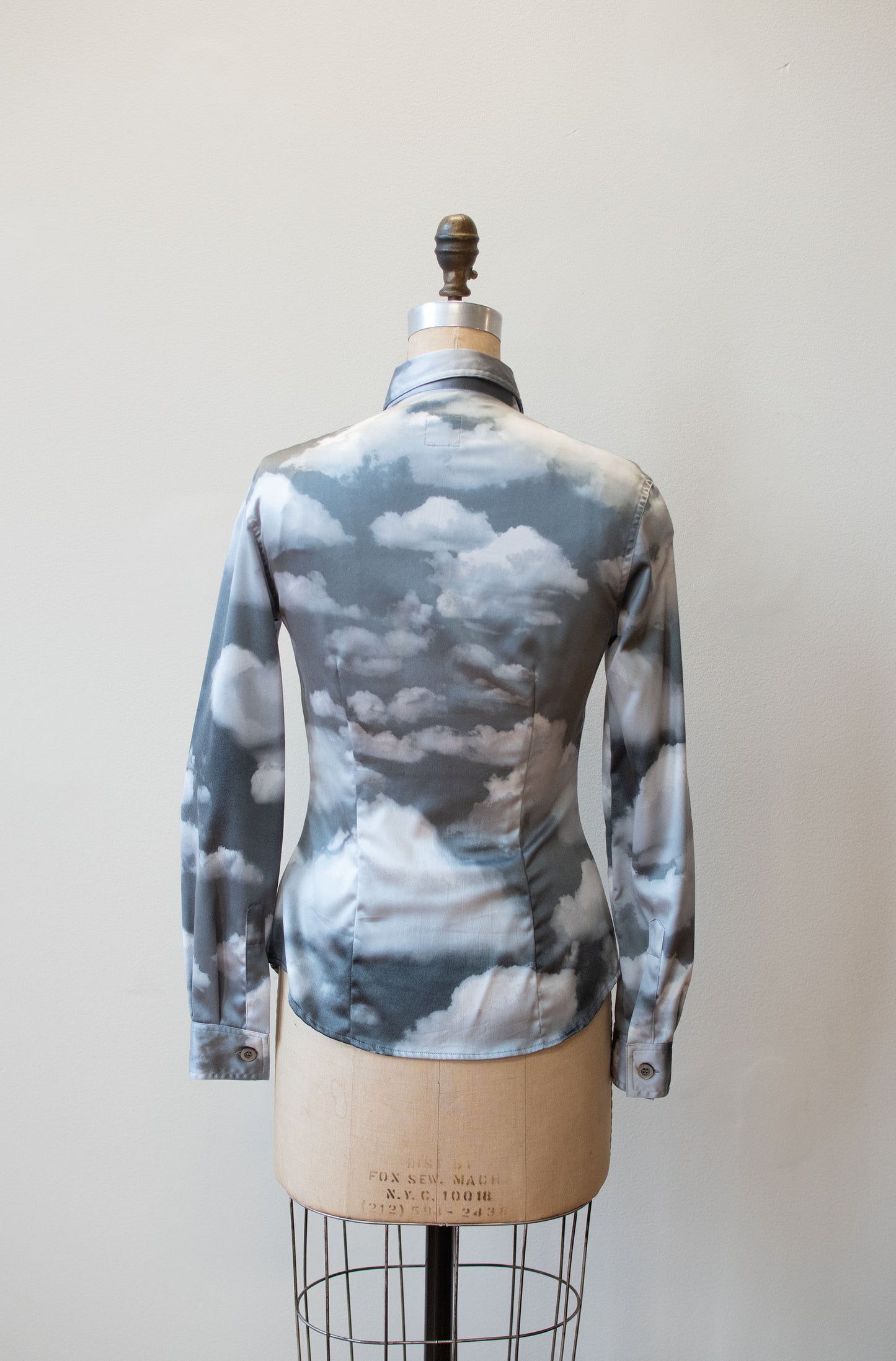 1990s Cloud Print Shirt  | Moschino Jeans