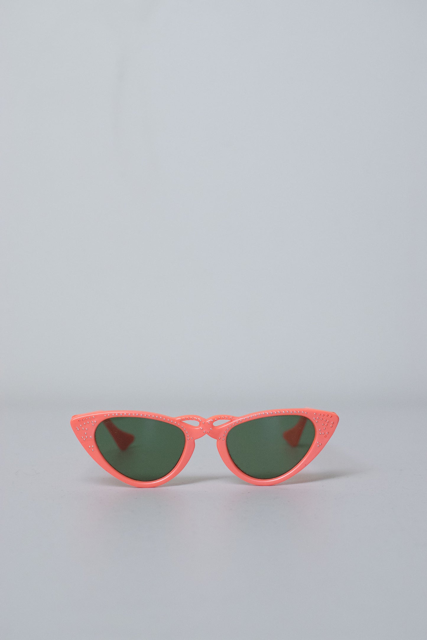 1950s Sunglasses | Neon Peach Cat Eye