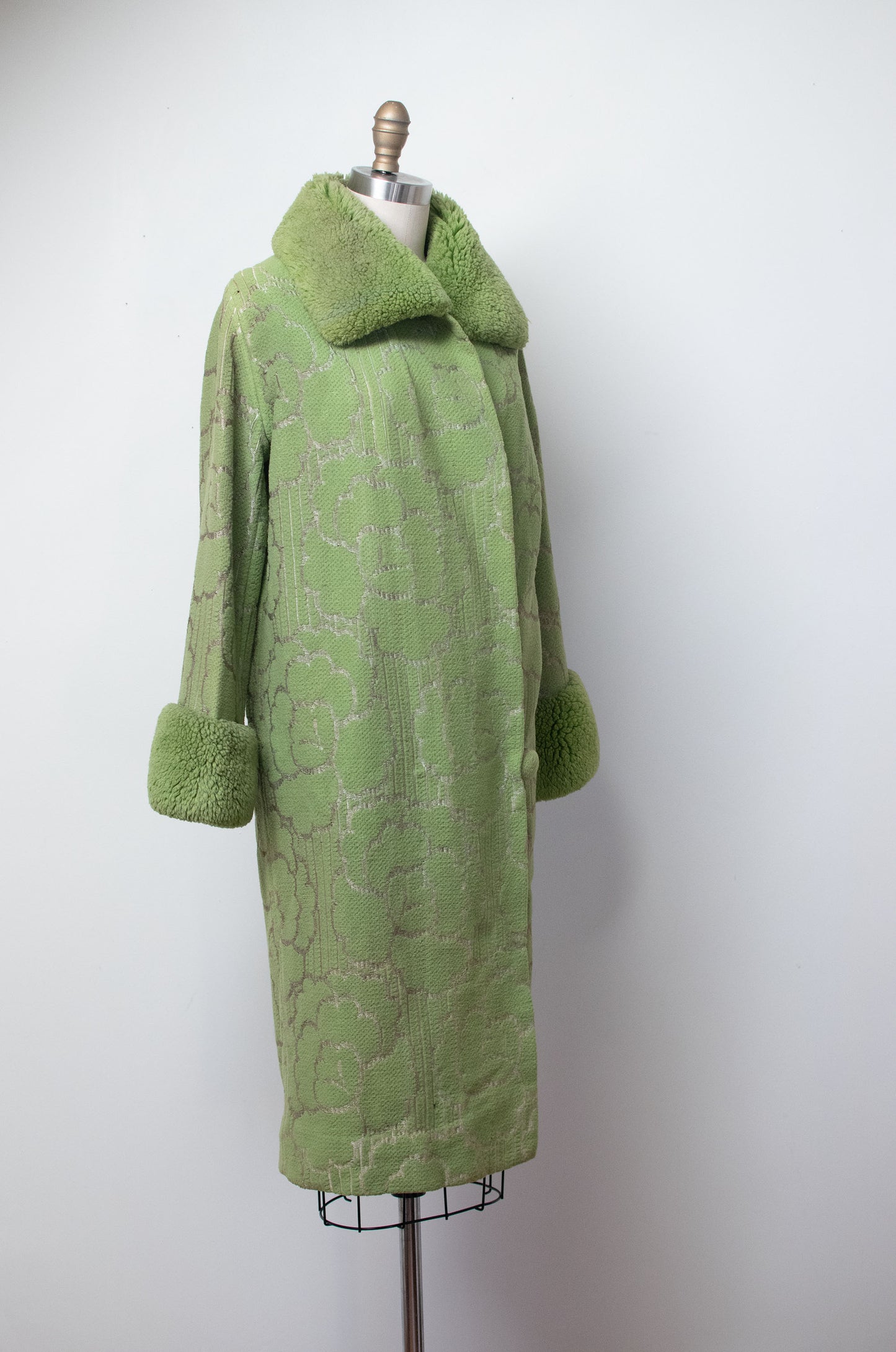 1920s Green Wool Coat