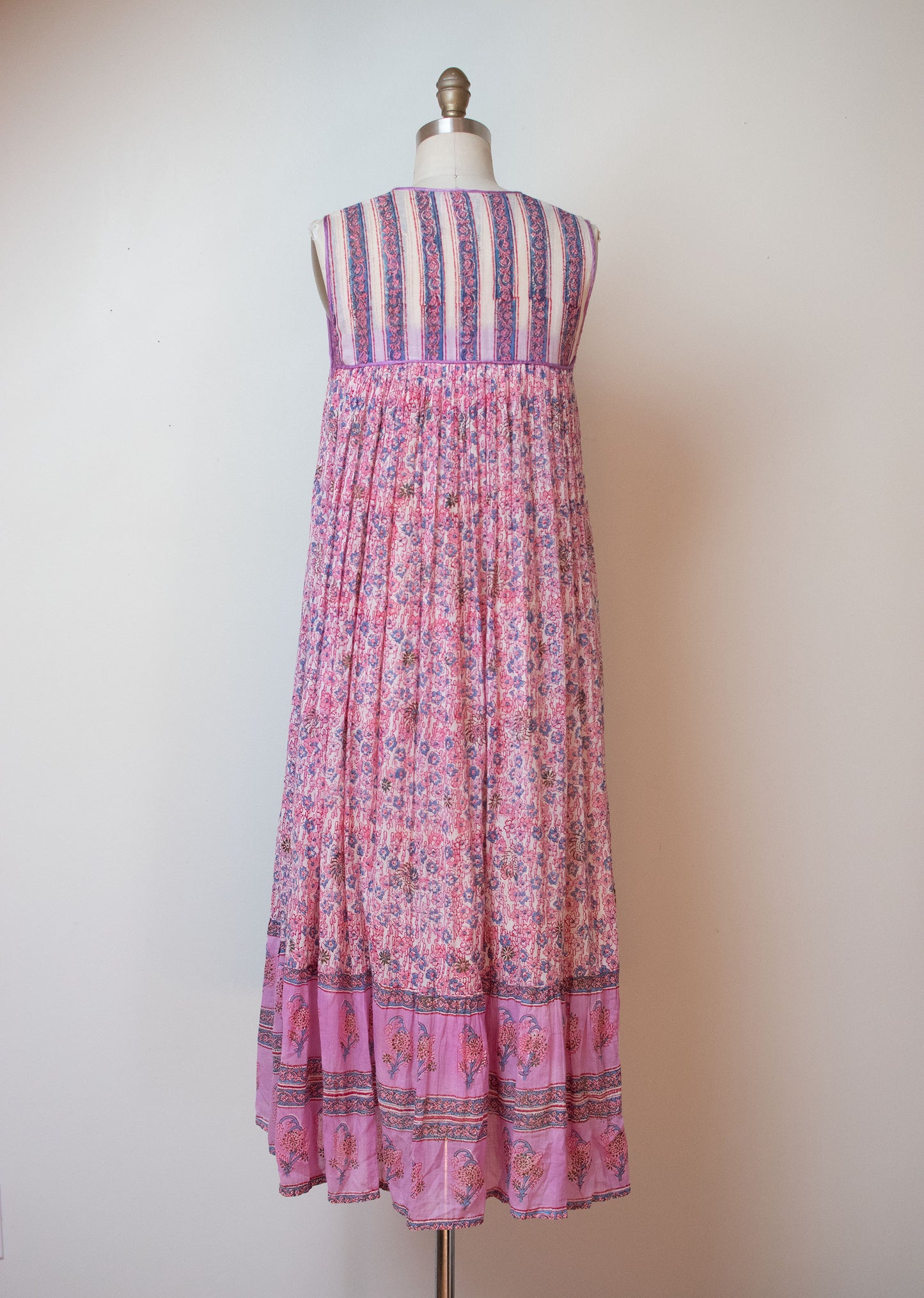 1970s Indian Gauze Dress