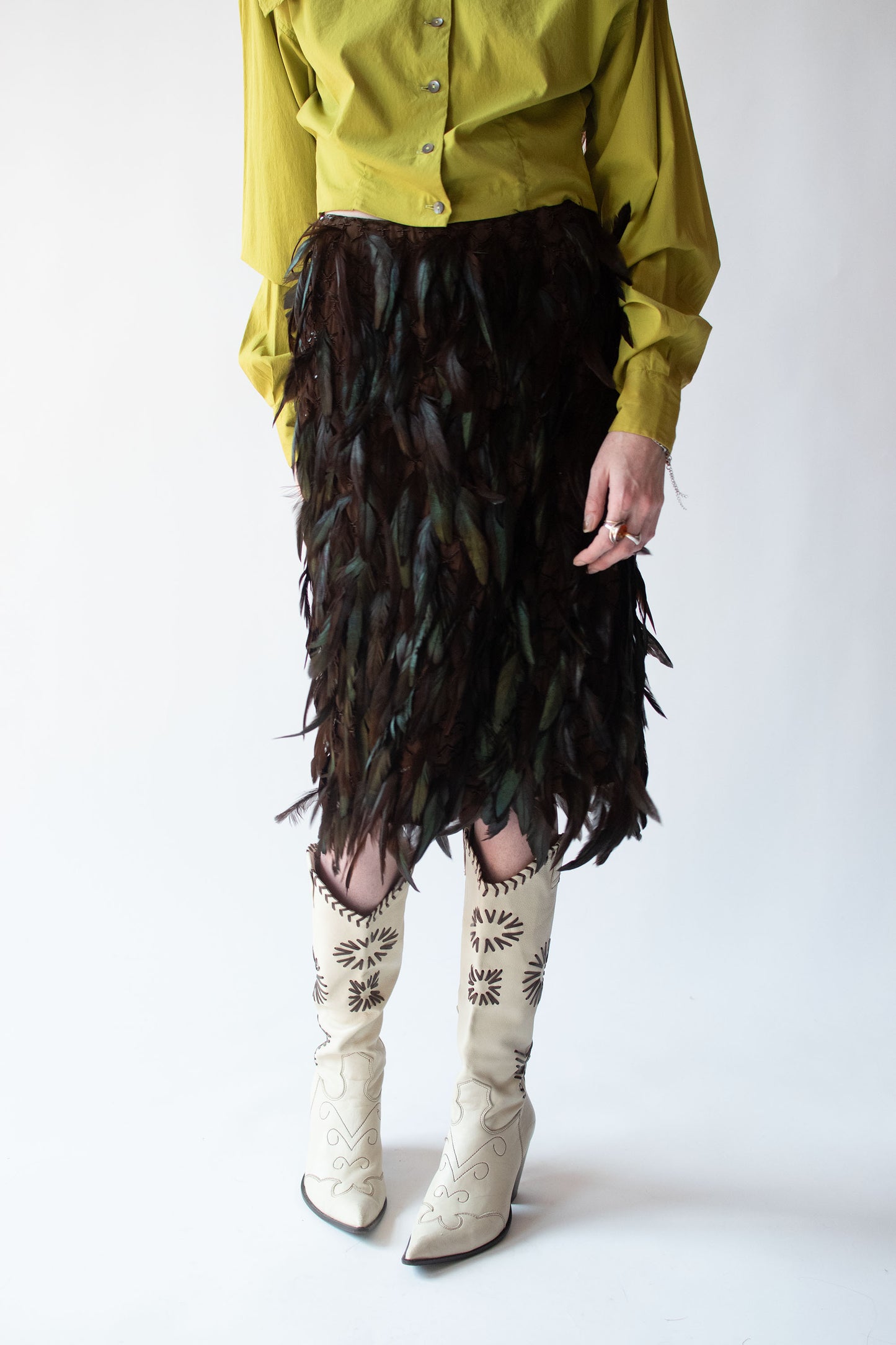 Feather Skirt | Carolina Herrera