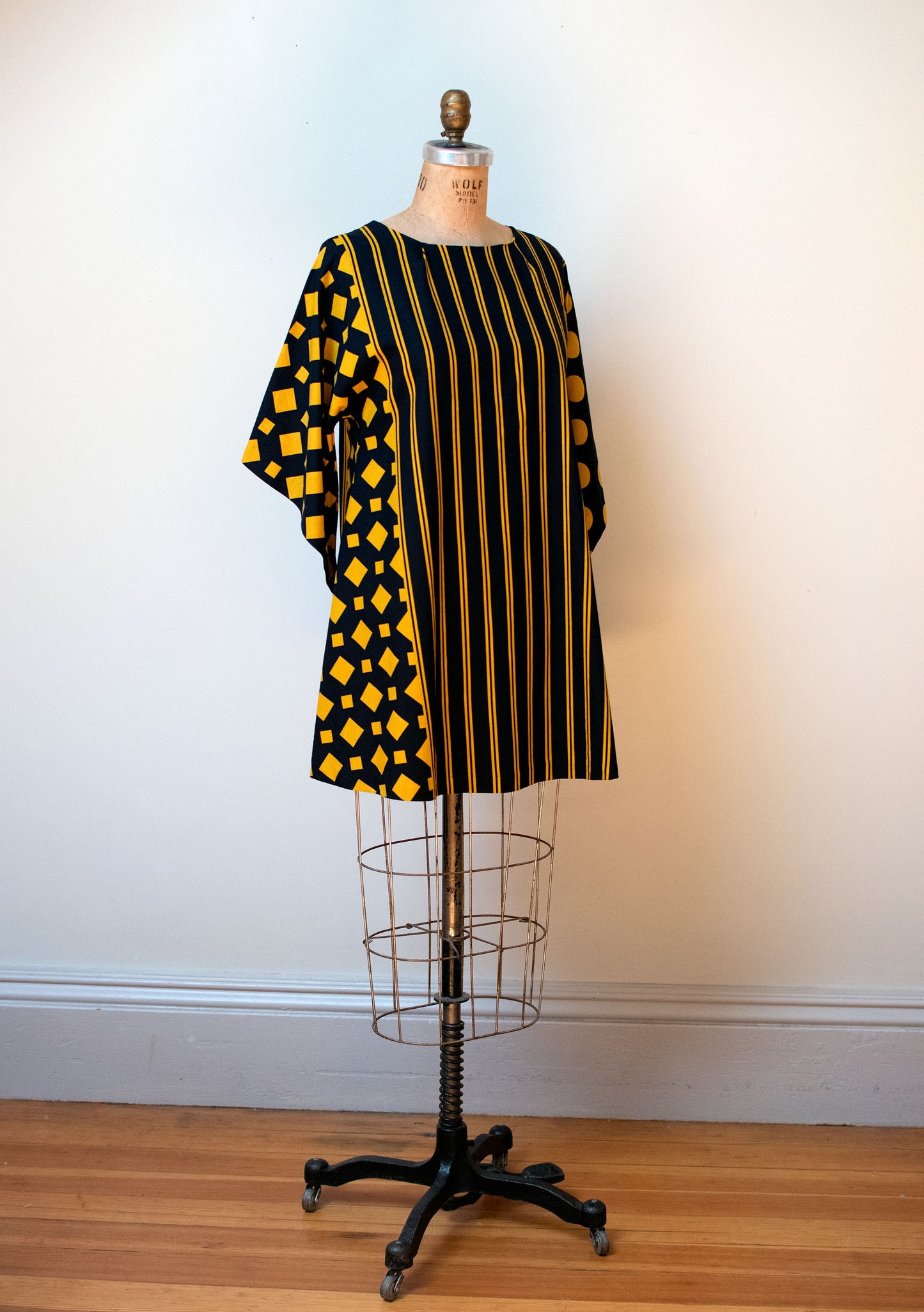 1960s Geometric Print Tunic