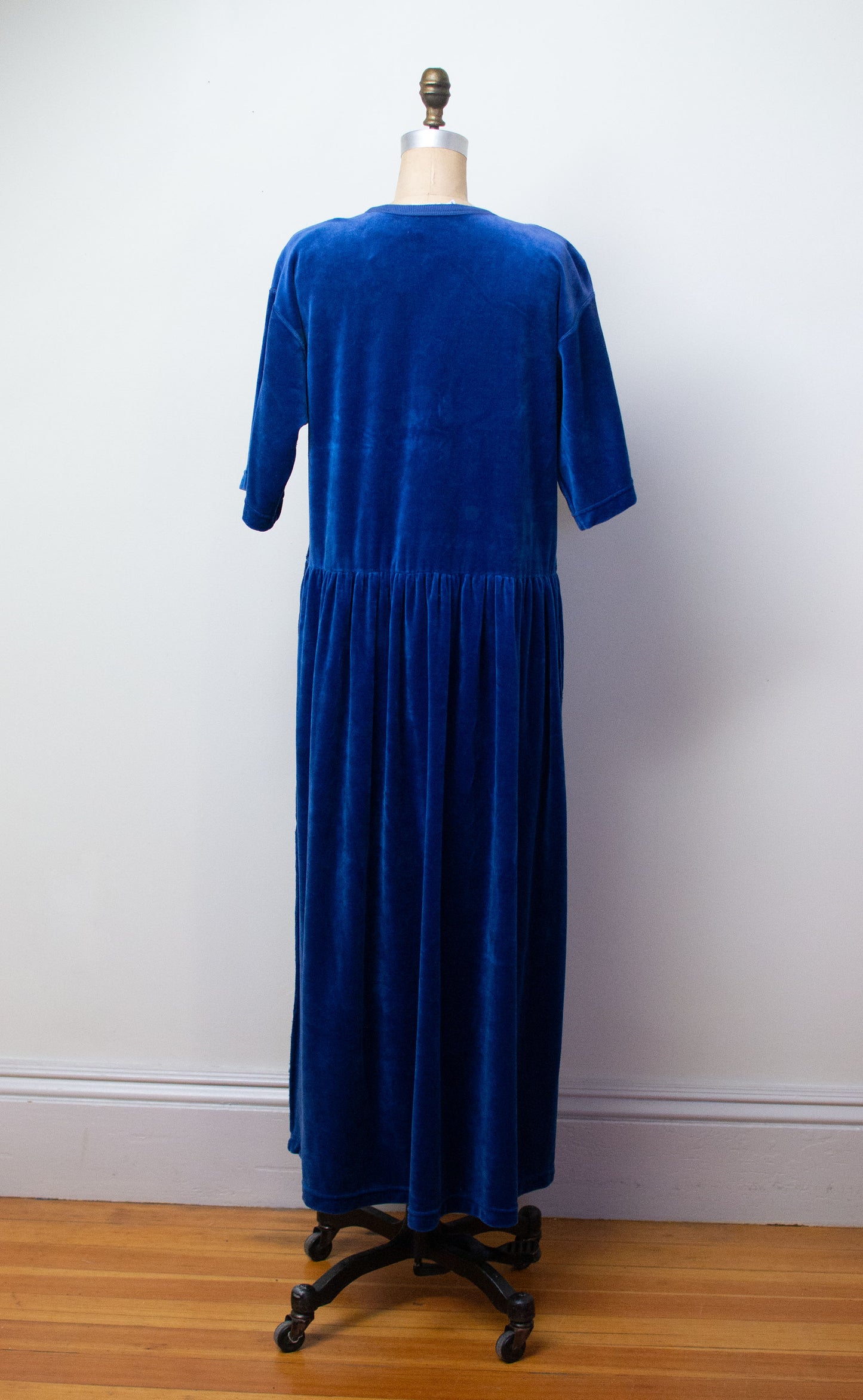 1980s Blue Velour Dress | Sonia Rykeil