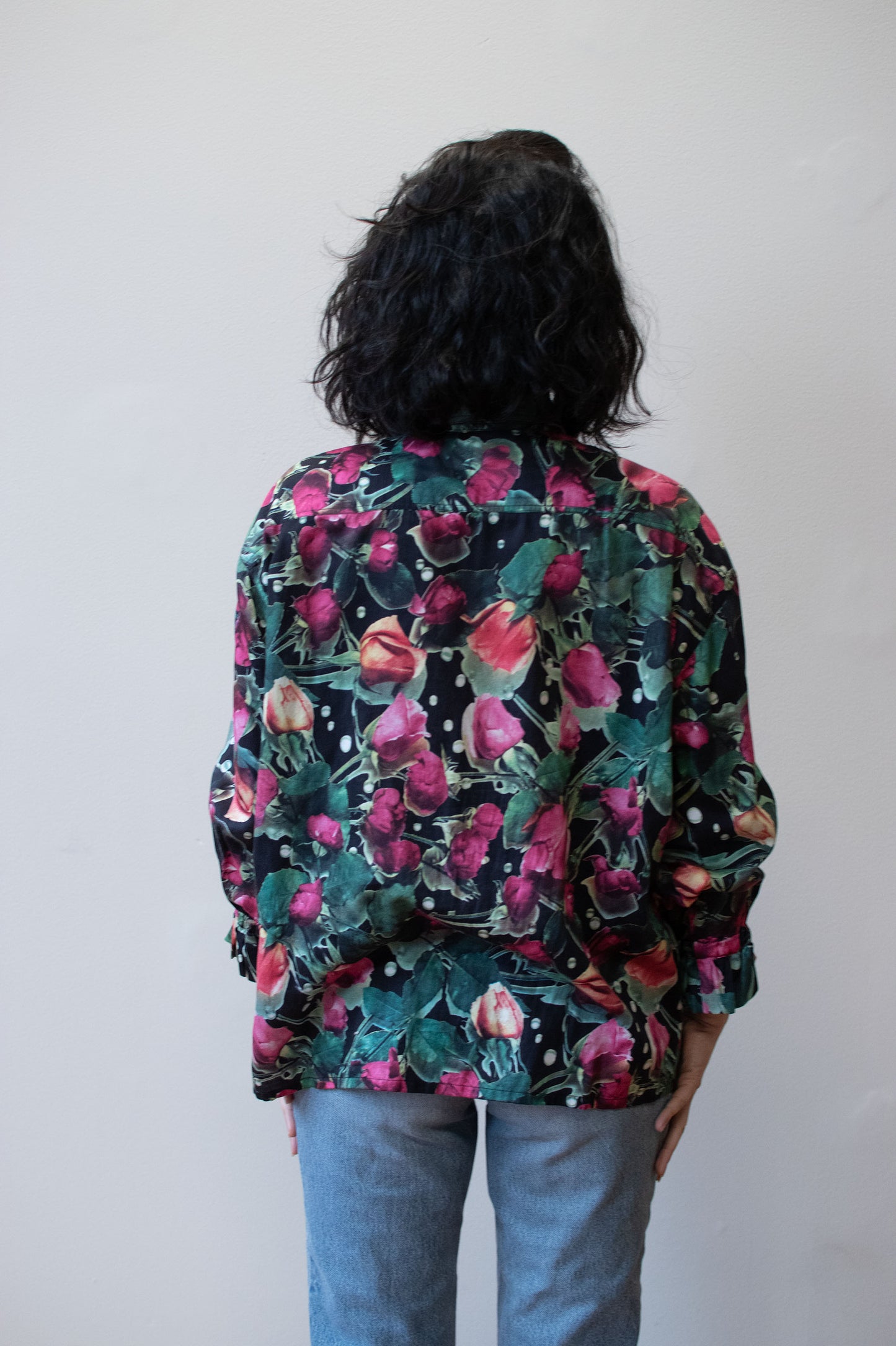 1990s Rose Print Shirt | Chantal Thomass