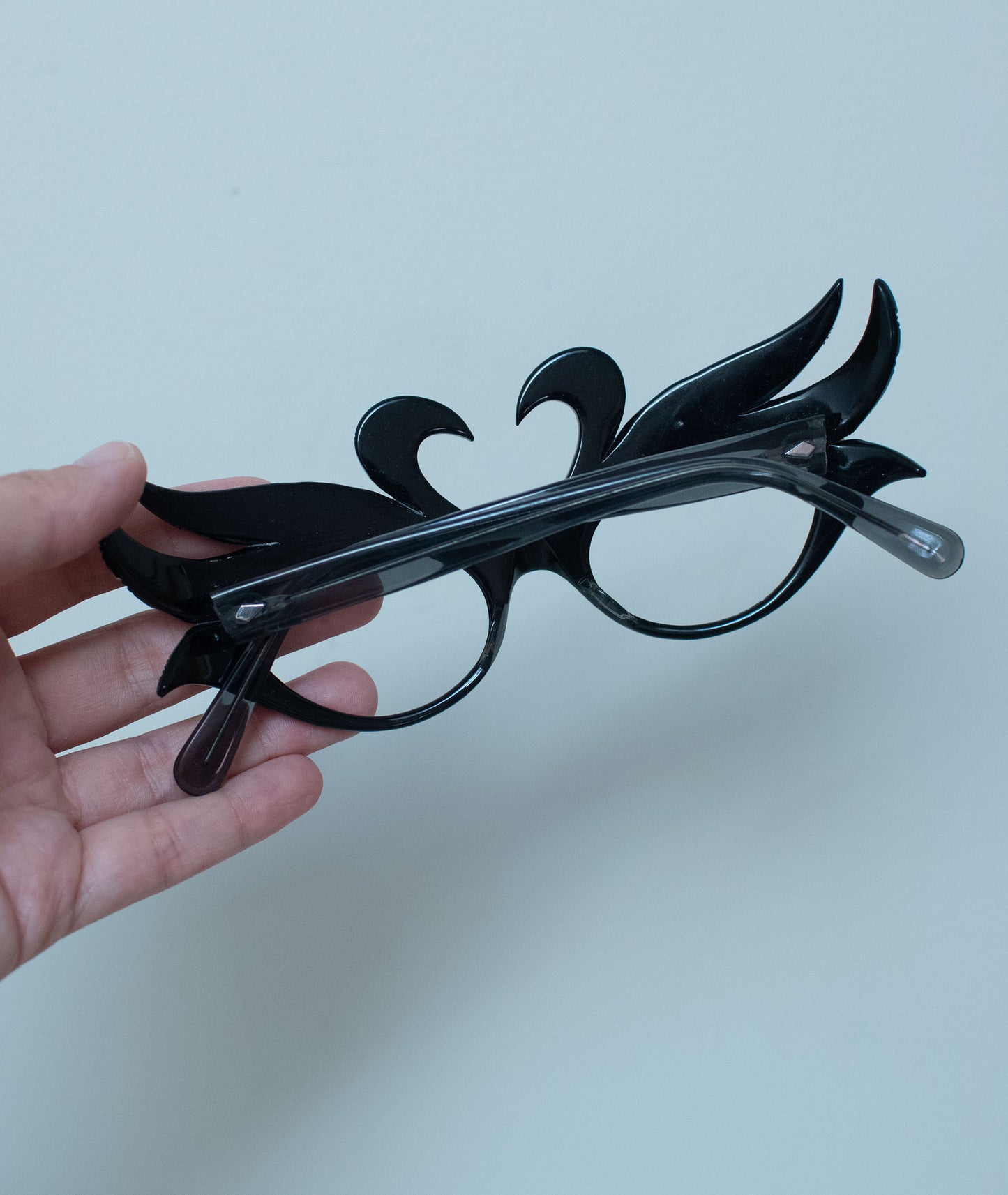 1950s Carved Swan Eyeglasses