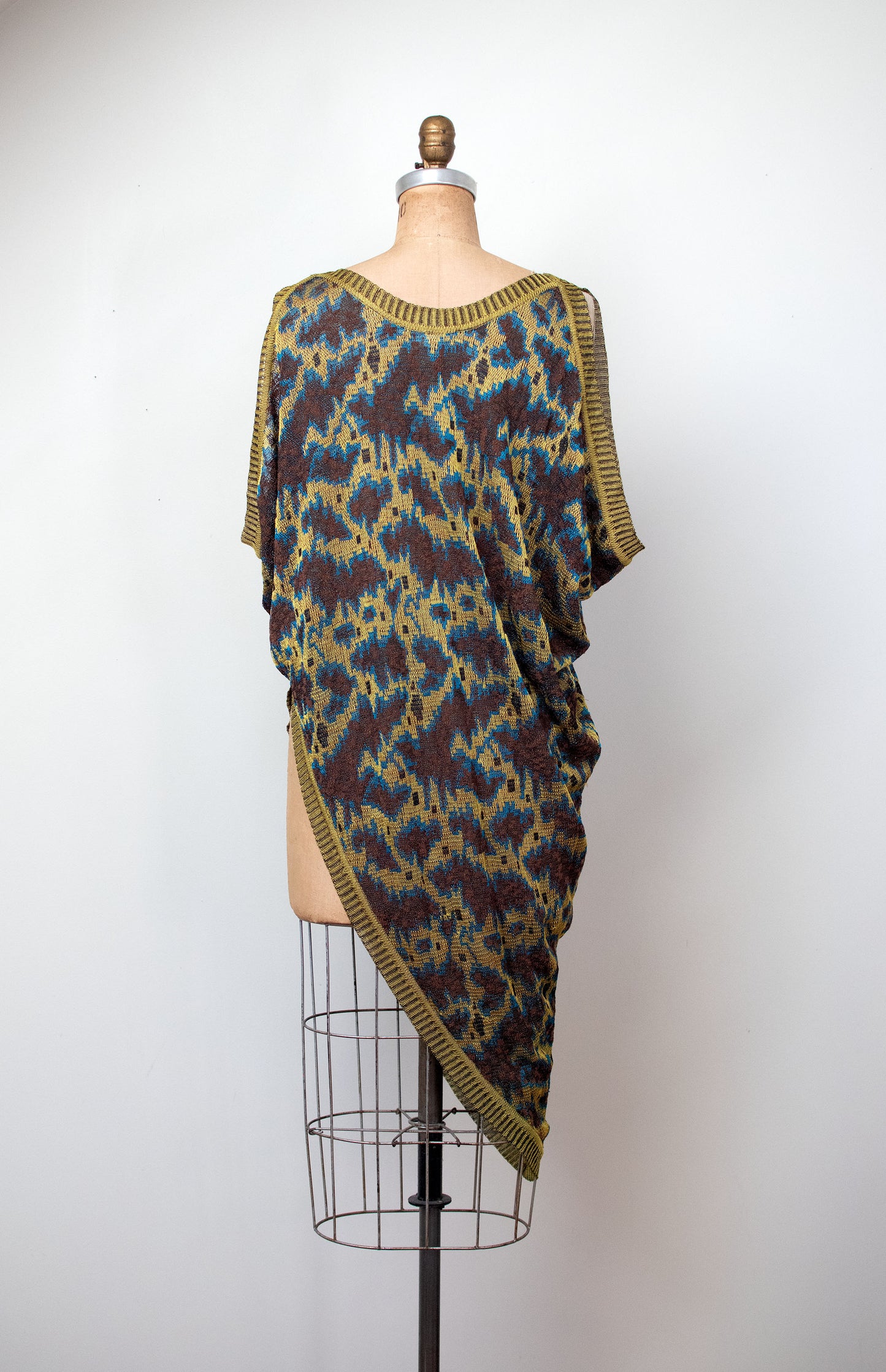 1990s Asymetrical Knit Tunic | Hiroko Koshino