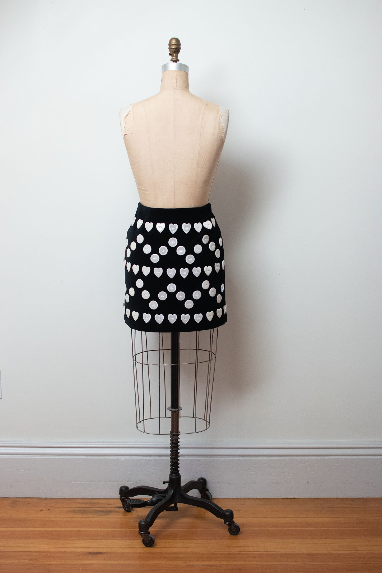 1990s Button Skirt | Moschino Cheap & Chic