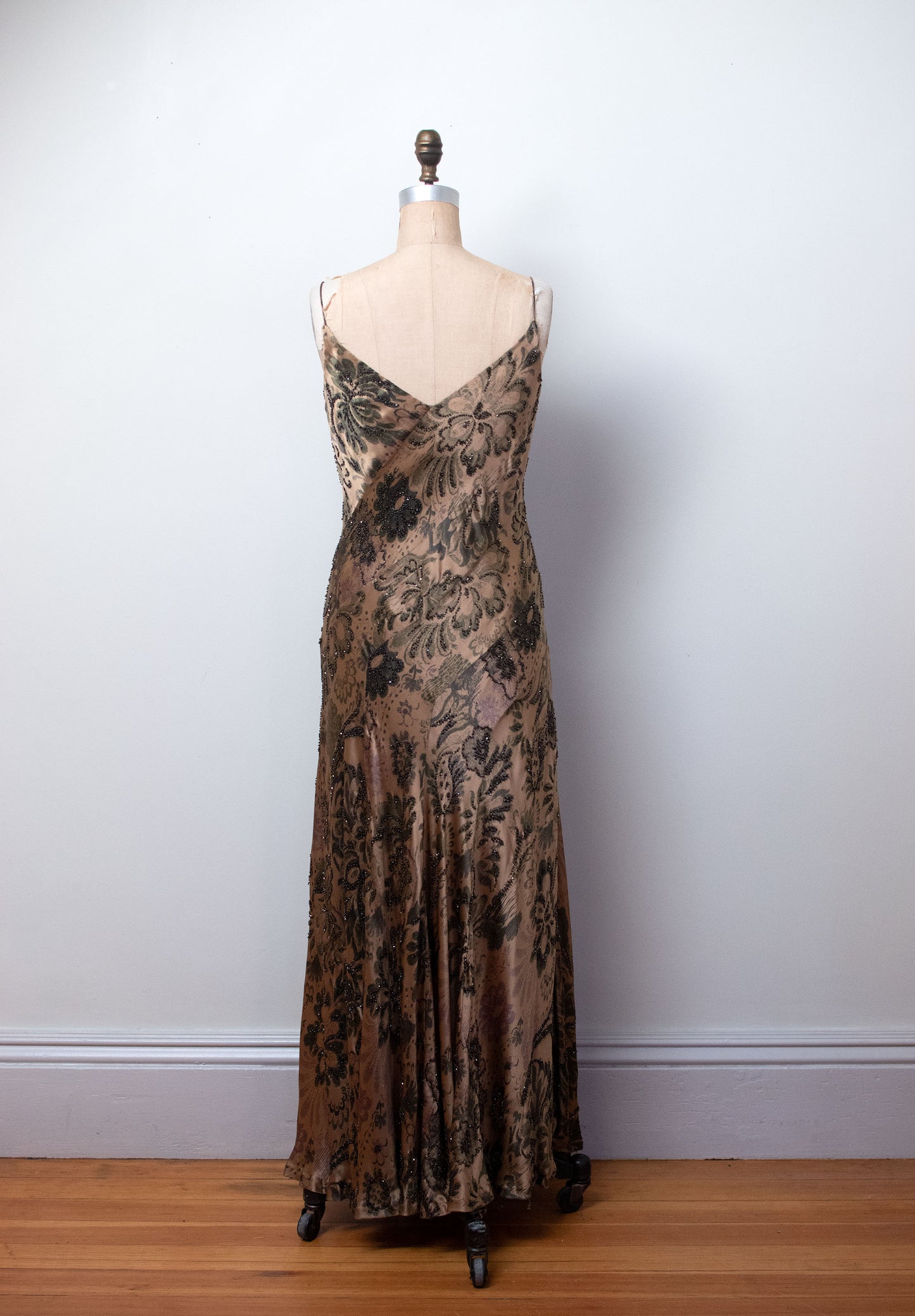 Beaded Silk Gown | Carmen Marc Valvo