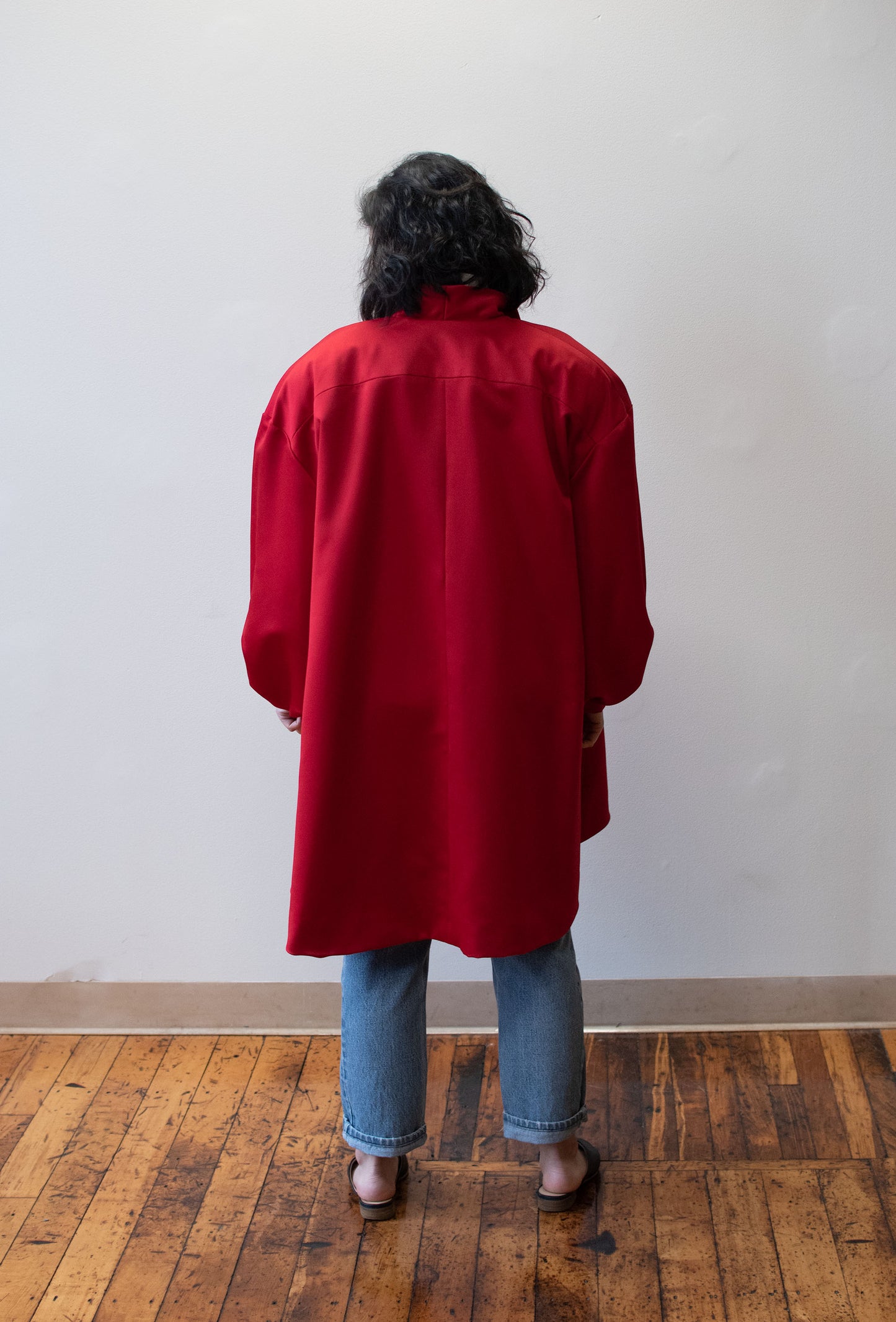 1980s Red Opera Coat | Victor Costa
