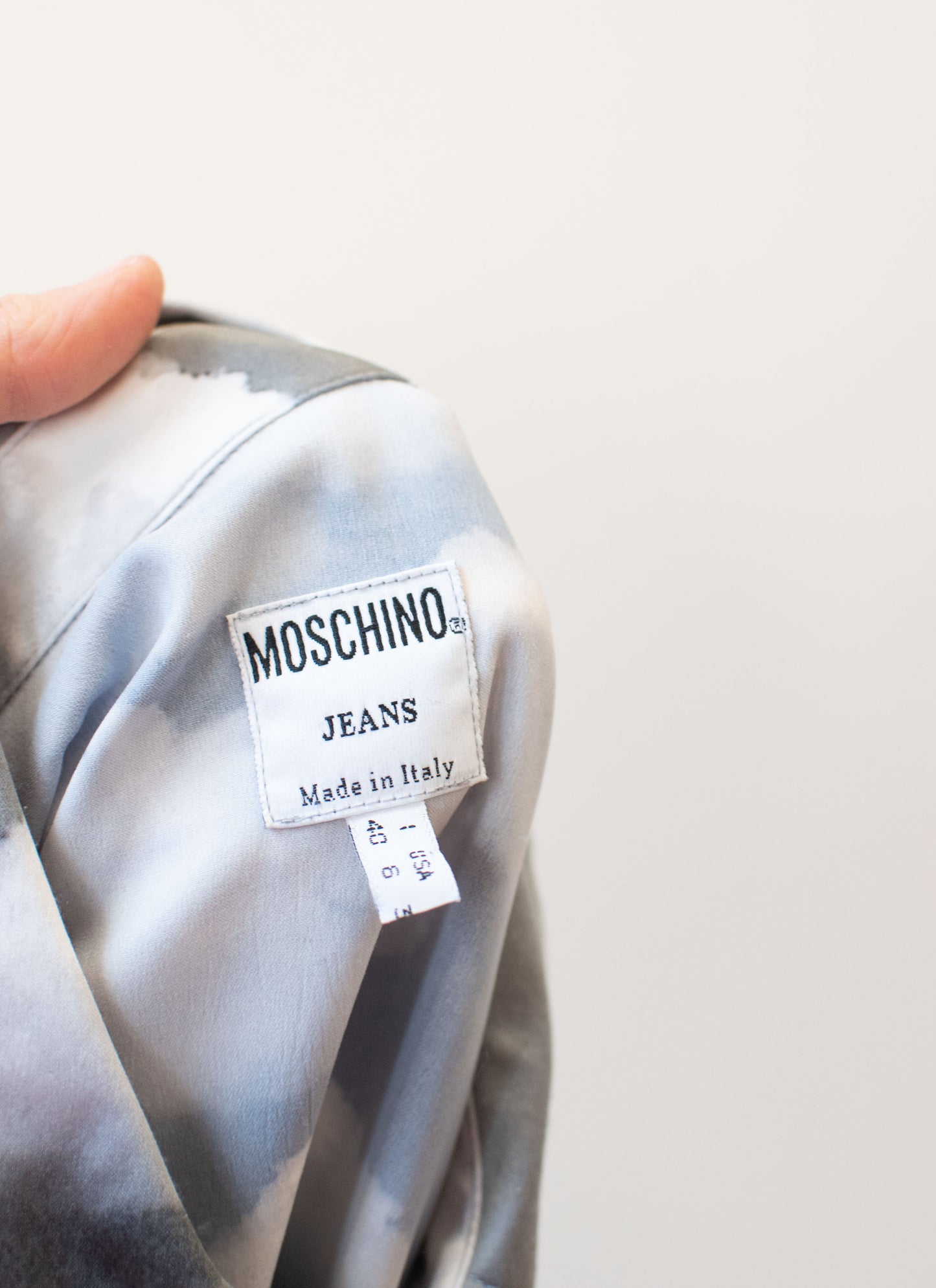 1990s Cloud Print Shirt  | Moschino Jeans