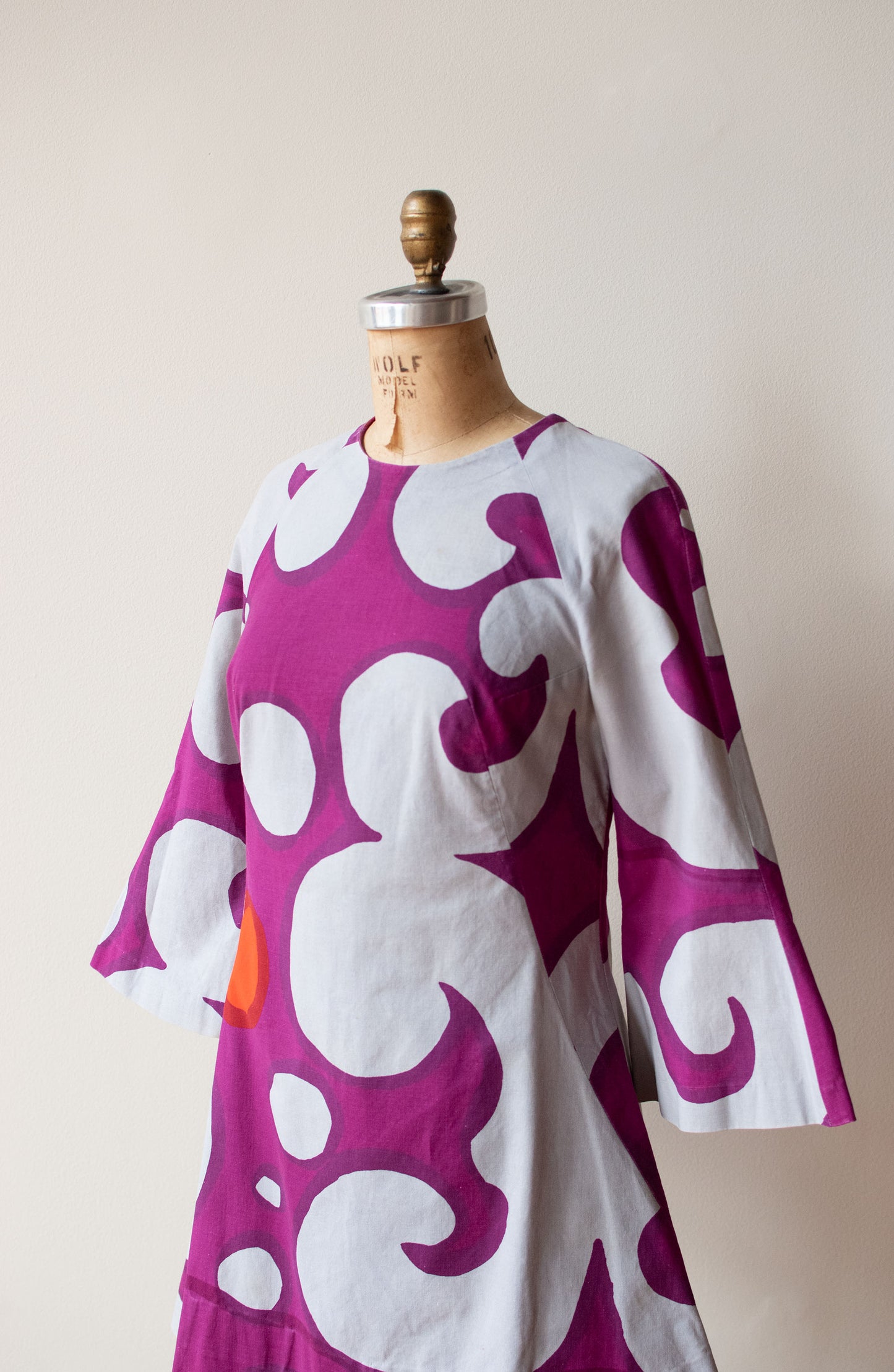 Oasis Print Mini Dress Purple | Marimekko 1966